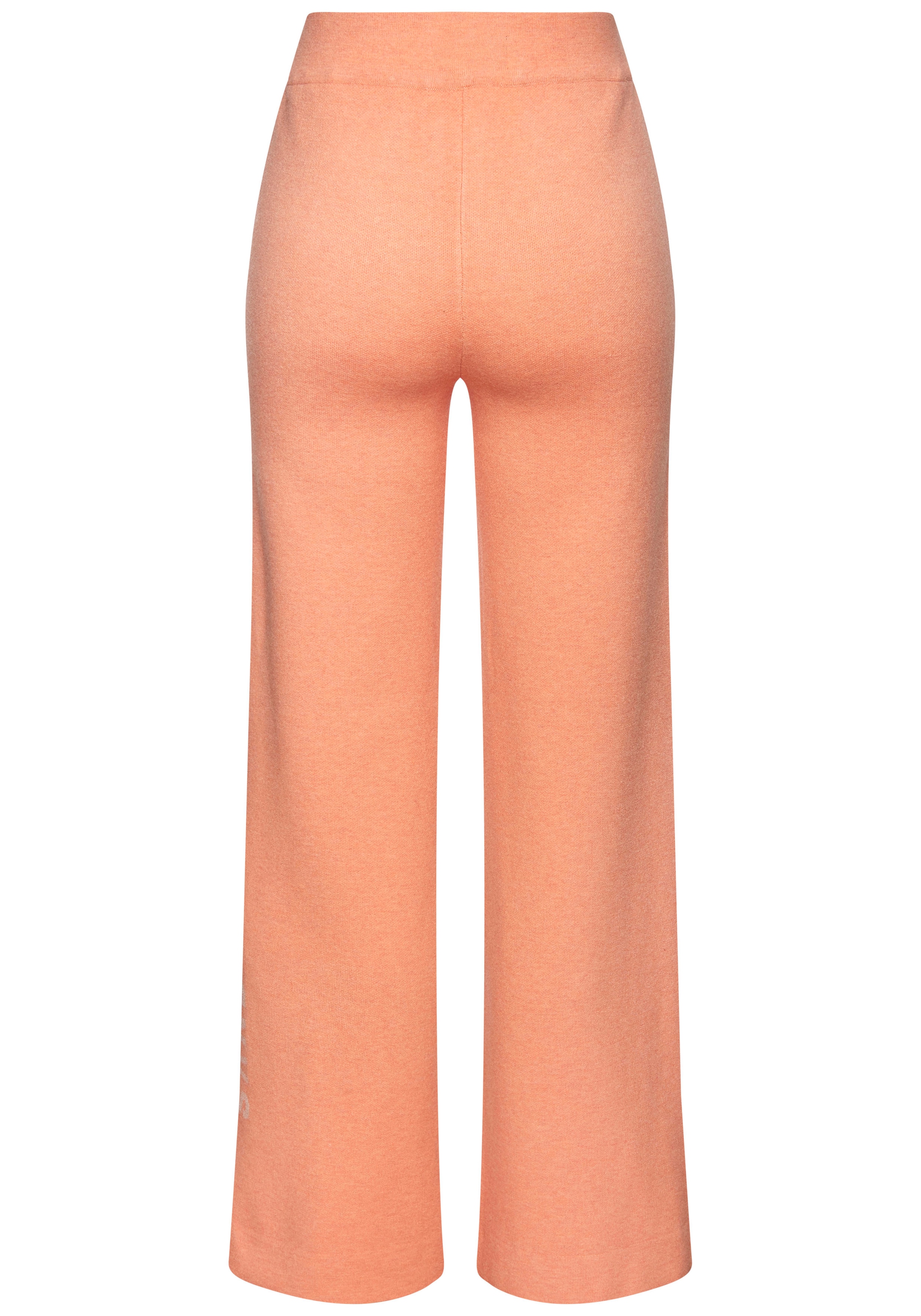 Elbsand Strickhose, mit weitem Bein und eingestricktem Logo, Loungewear