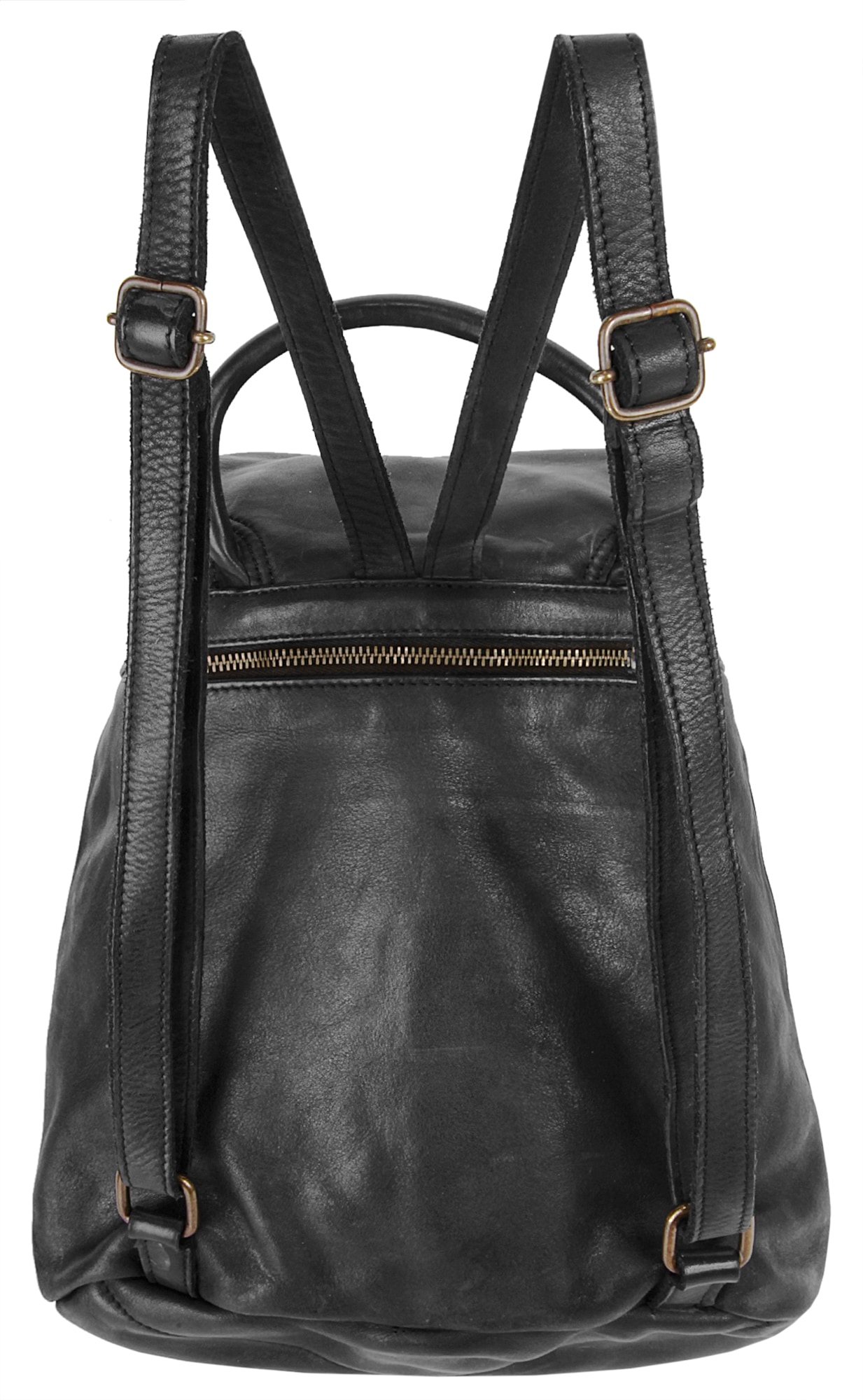 Cluty Cityrucksack, echt Leder, Made in Italy