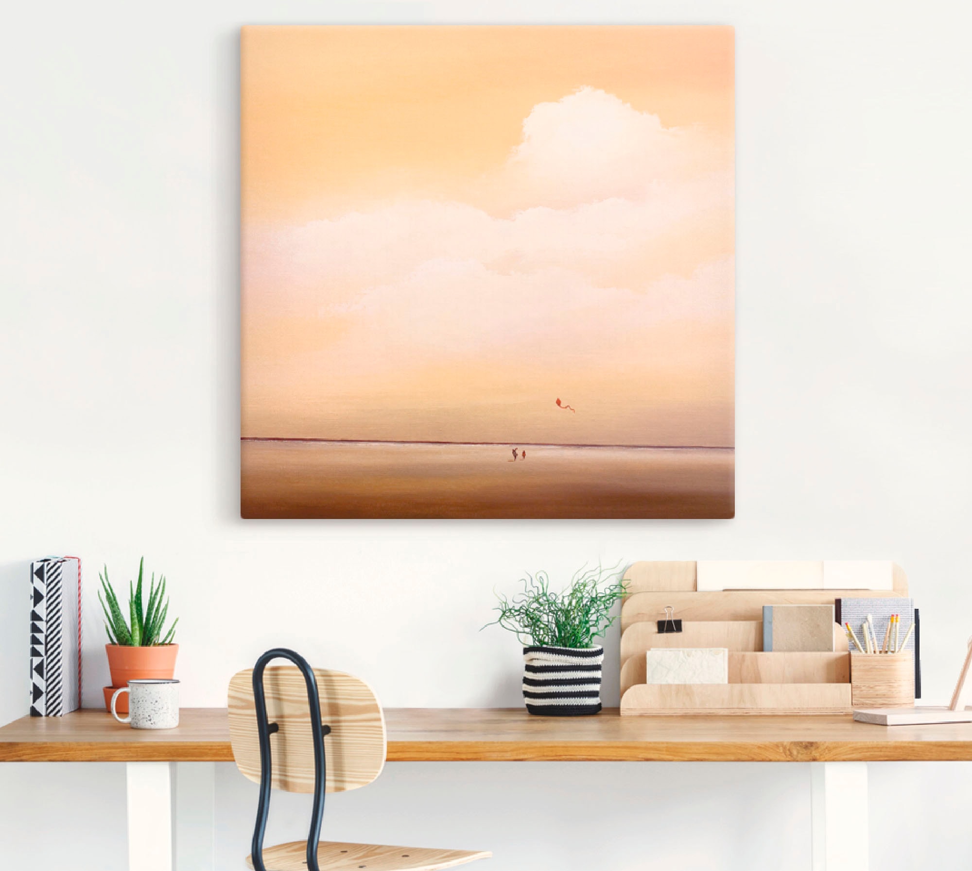 Artland Leinwandbild »Höhenflug«, Himmel, (1 St.), auf Keilrahmen gespannt