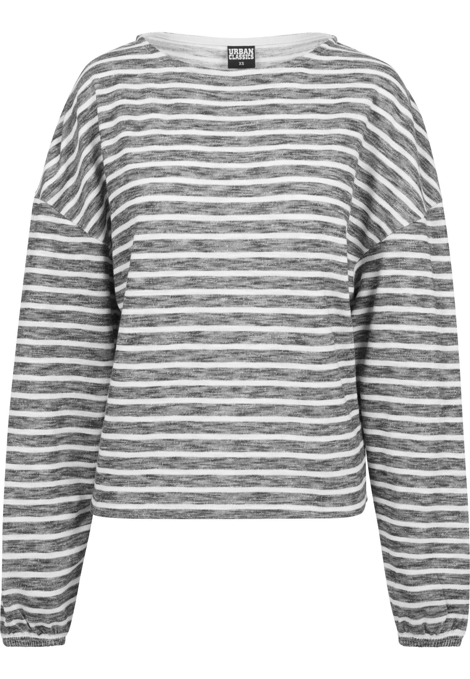 URBAN CLASSICS Sweater »Urban Classics Damen Ladies Oversize Stripe Pullover«, (1 tlg.)