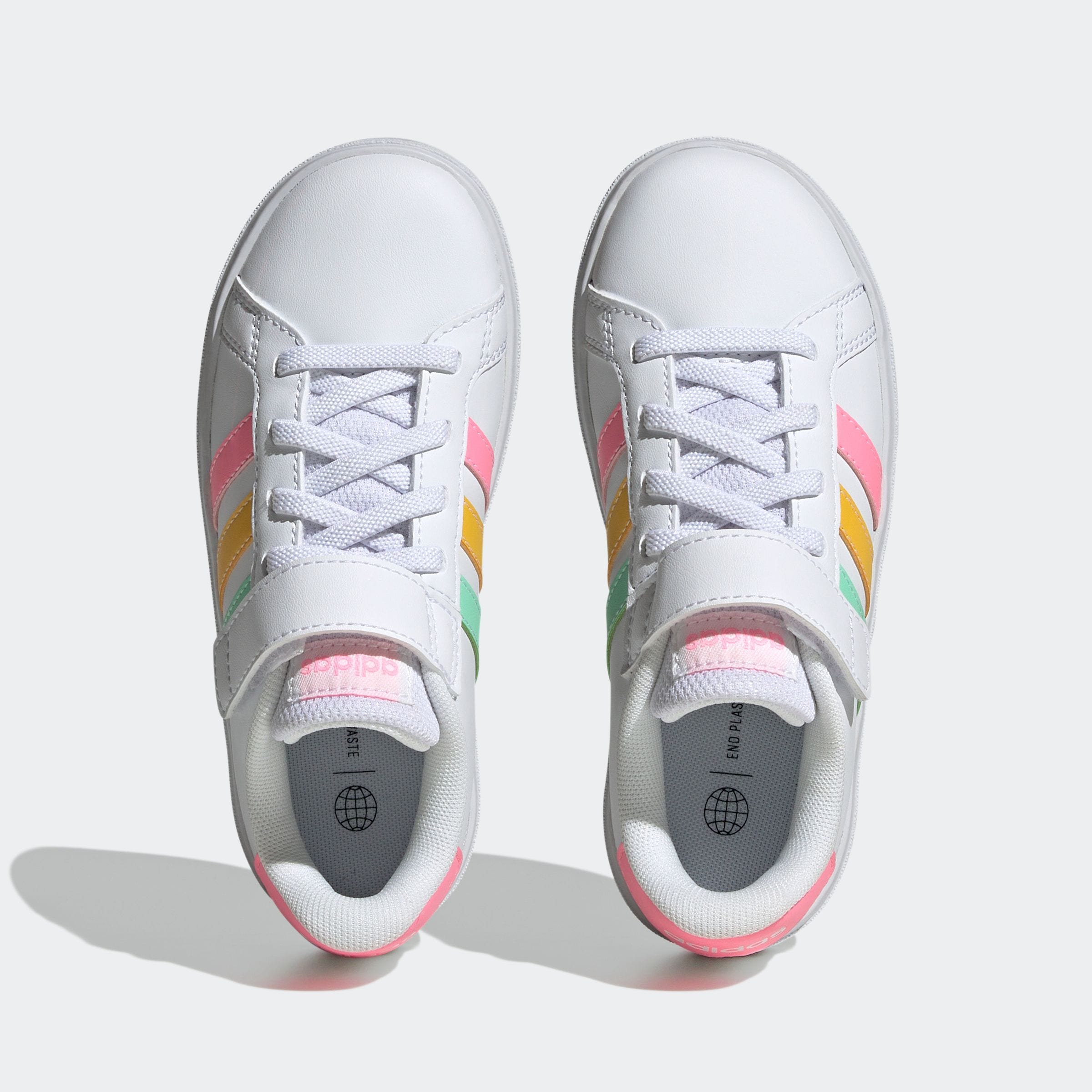 adidas Sportswear Klettschuh »GRAND COURT 2.0 KIDS«, Design auf den Spuren des adidas Superstar