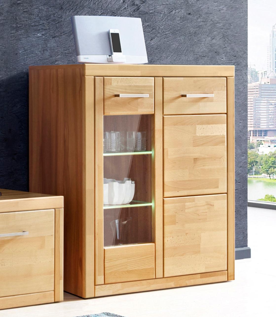 OTTO home Vitrine "LOGO68, Einlegeboden verstellbar,1Glastür, Wohnzimmer, S günstig online kaufen