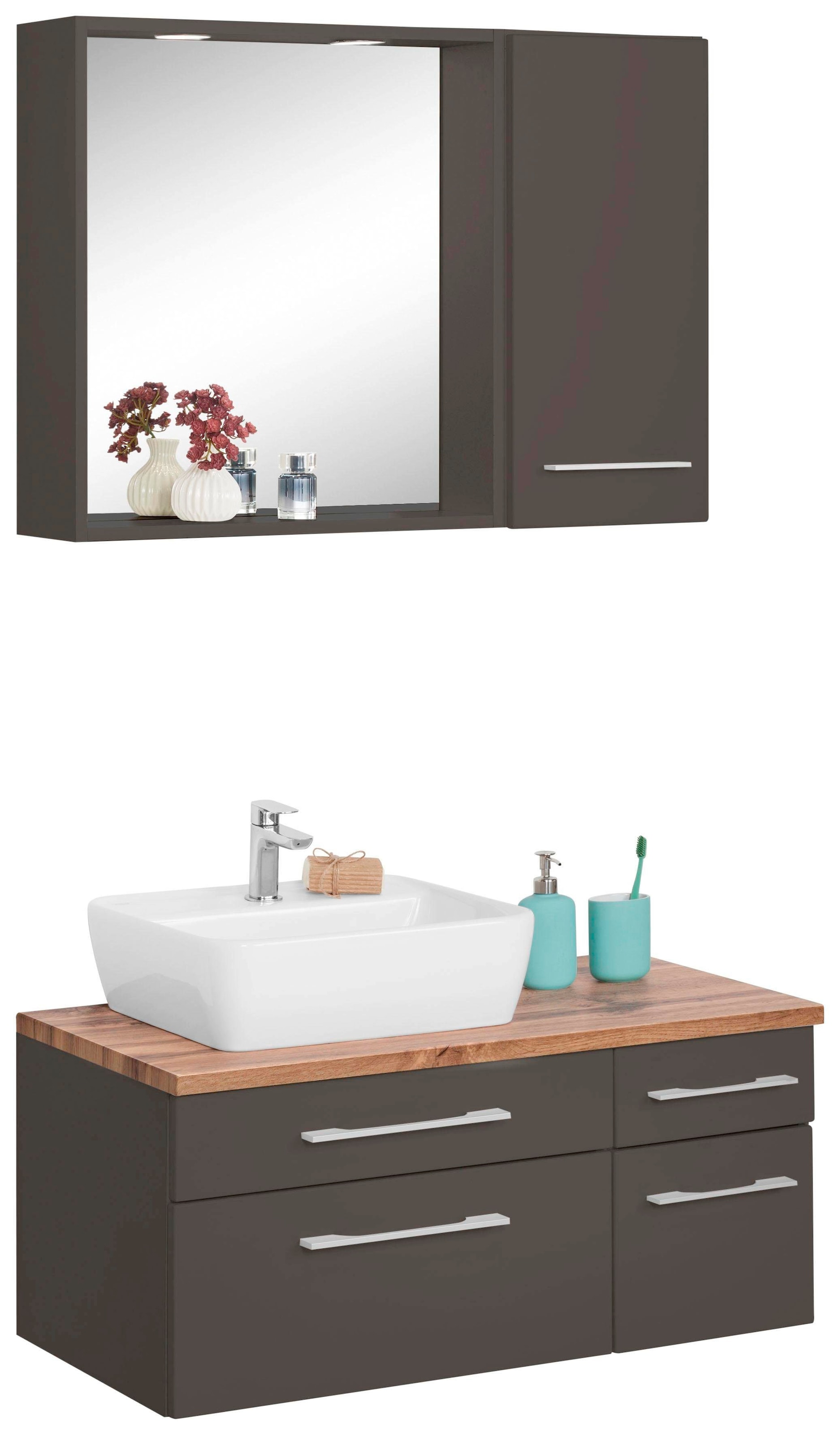 welltime Badmöbel-Set "Davos" 3 Stk. tlg. günstig online kaufen