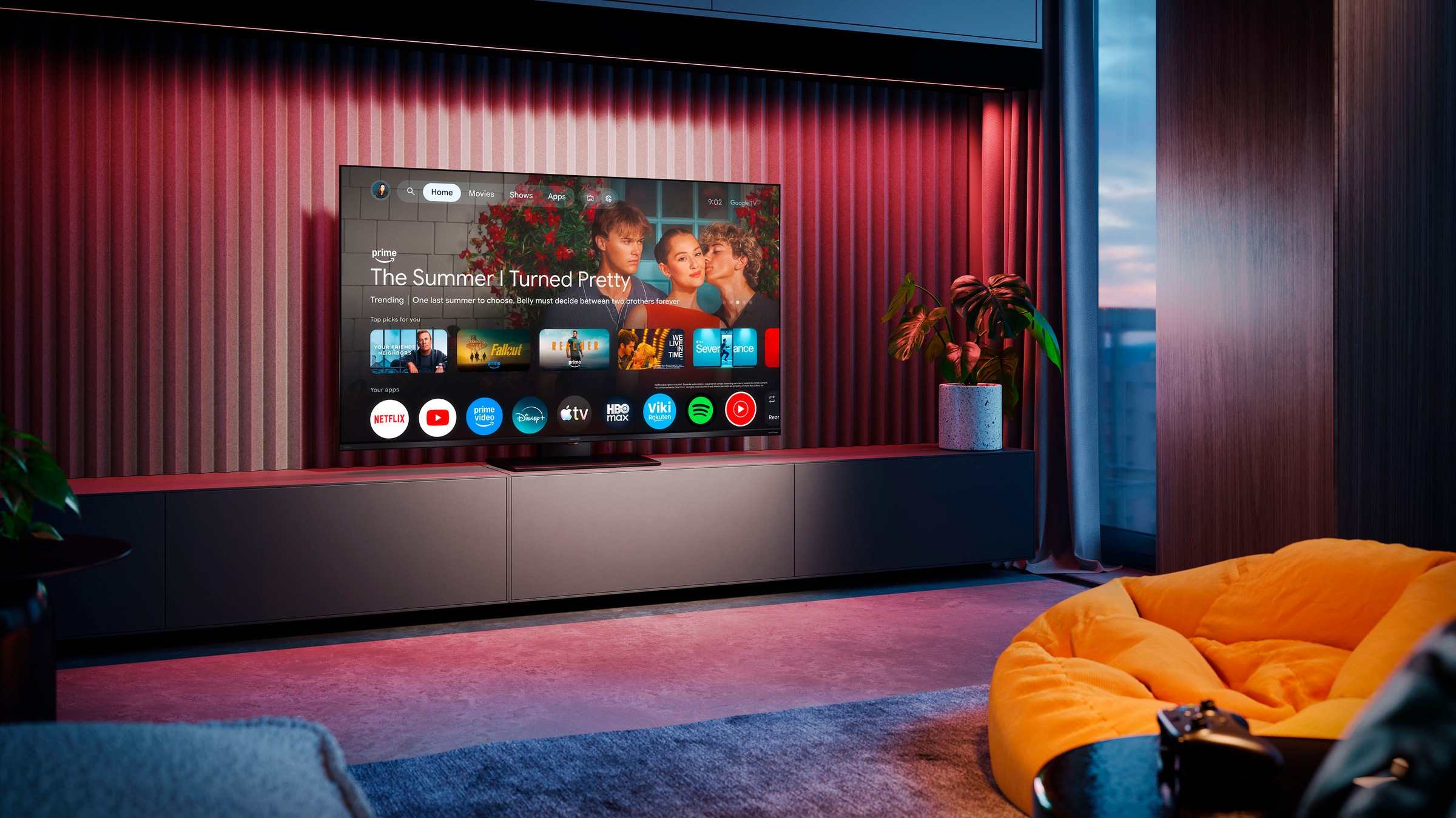 Sharp QLED-Fernseher »4T-C50JRx« 126 cm/50 ″