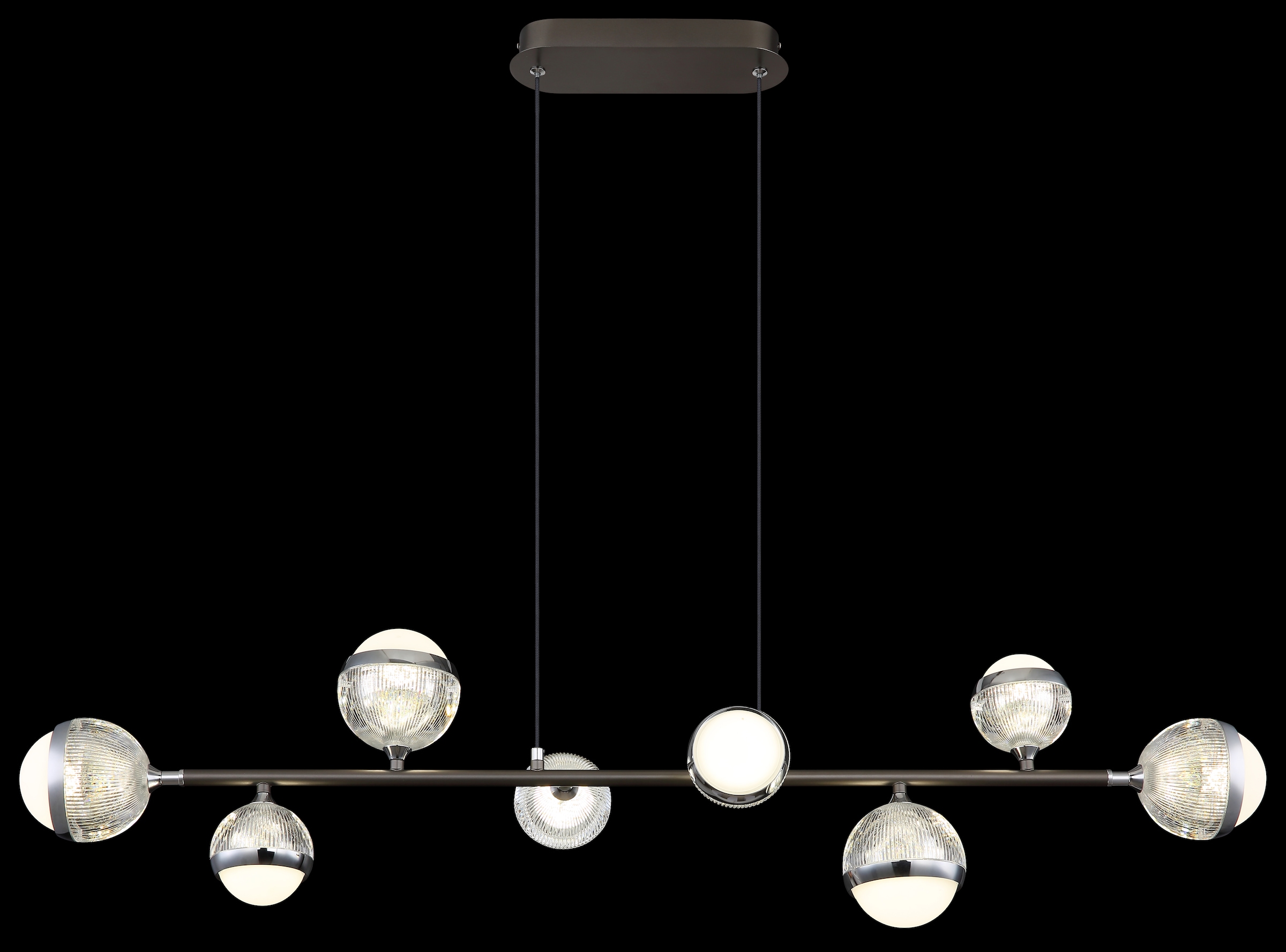 GLOBO LIGHTING LED Pendelleuchte »UNTSY«, Leuchtmittel LED-Modul | LED fest integriert, Hängelampe/Hängeleuchte/Wohnzimmer/Esstisch/elegant