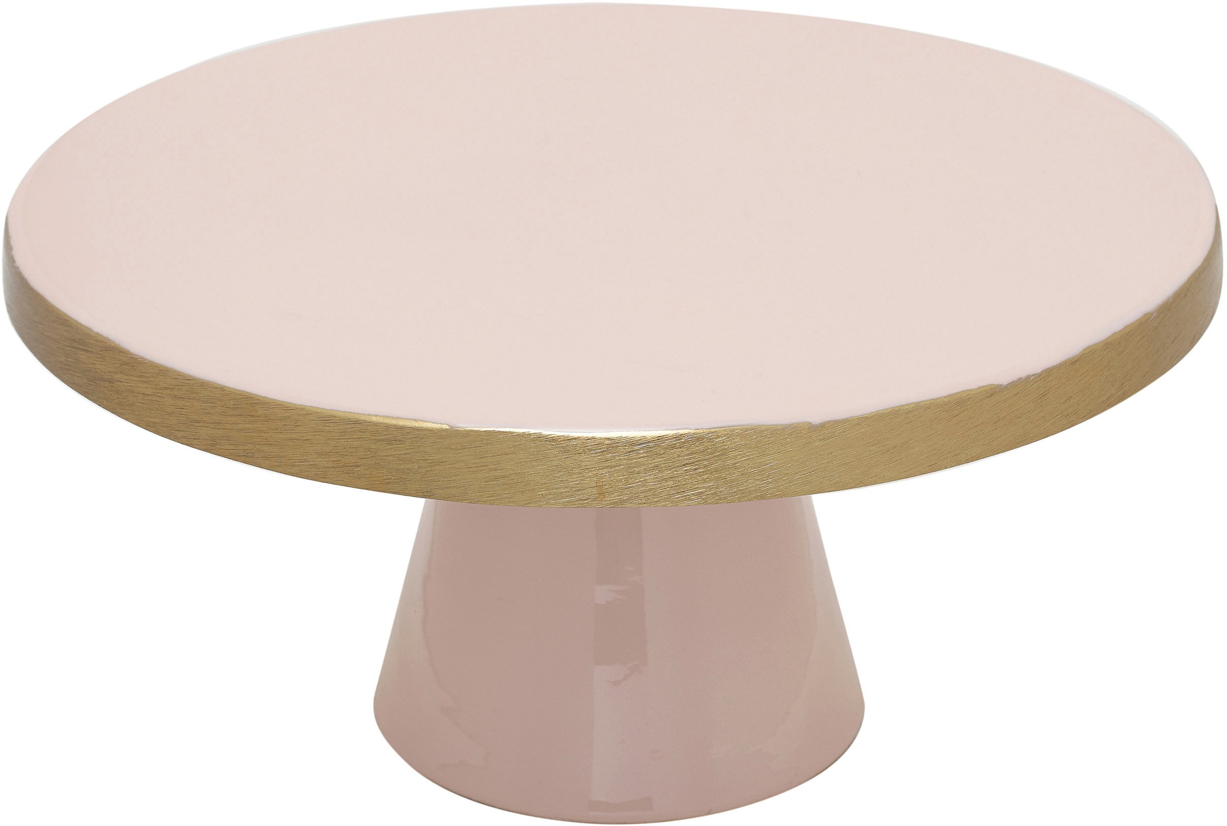 Kayoom Kuchenplatte »Kuchenplatte Art Deco 2035«, Handarbeit, schicke Serviermöglichkeit, Goldakzente