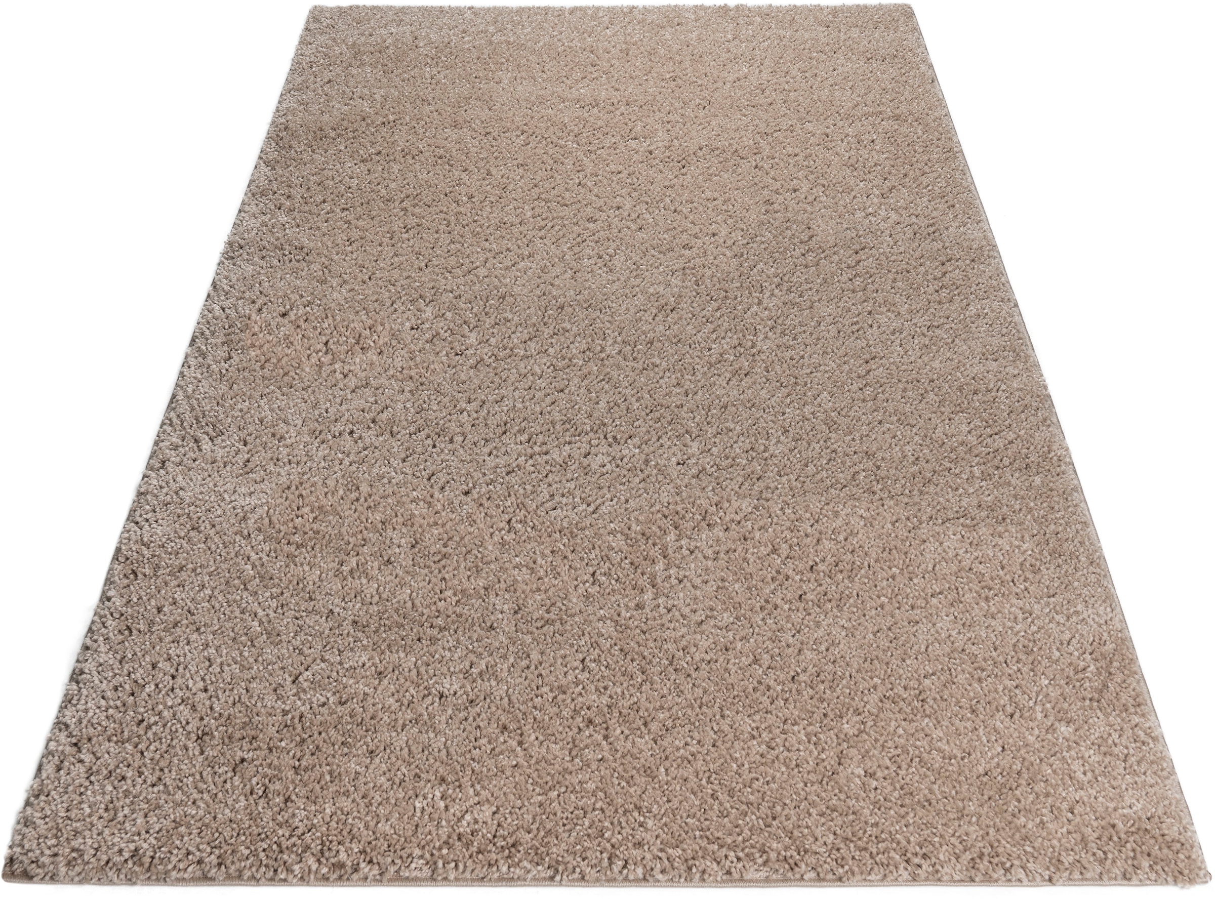 Bruno Banani Hochflor-Teppich »Shaggy Soft«, rechteckig, 30 mm Höhe, gewebt, Uni Farben, besonders weich und kuschelig