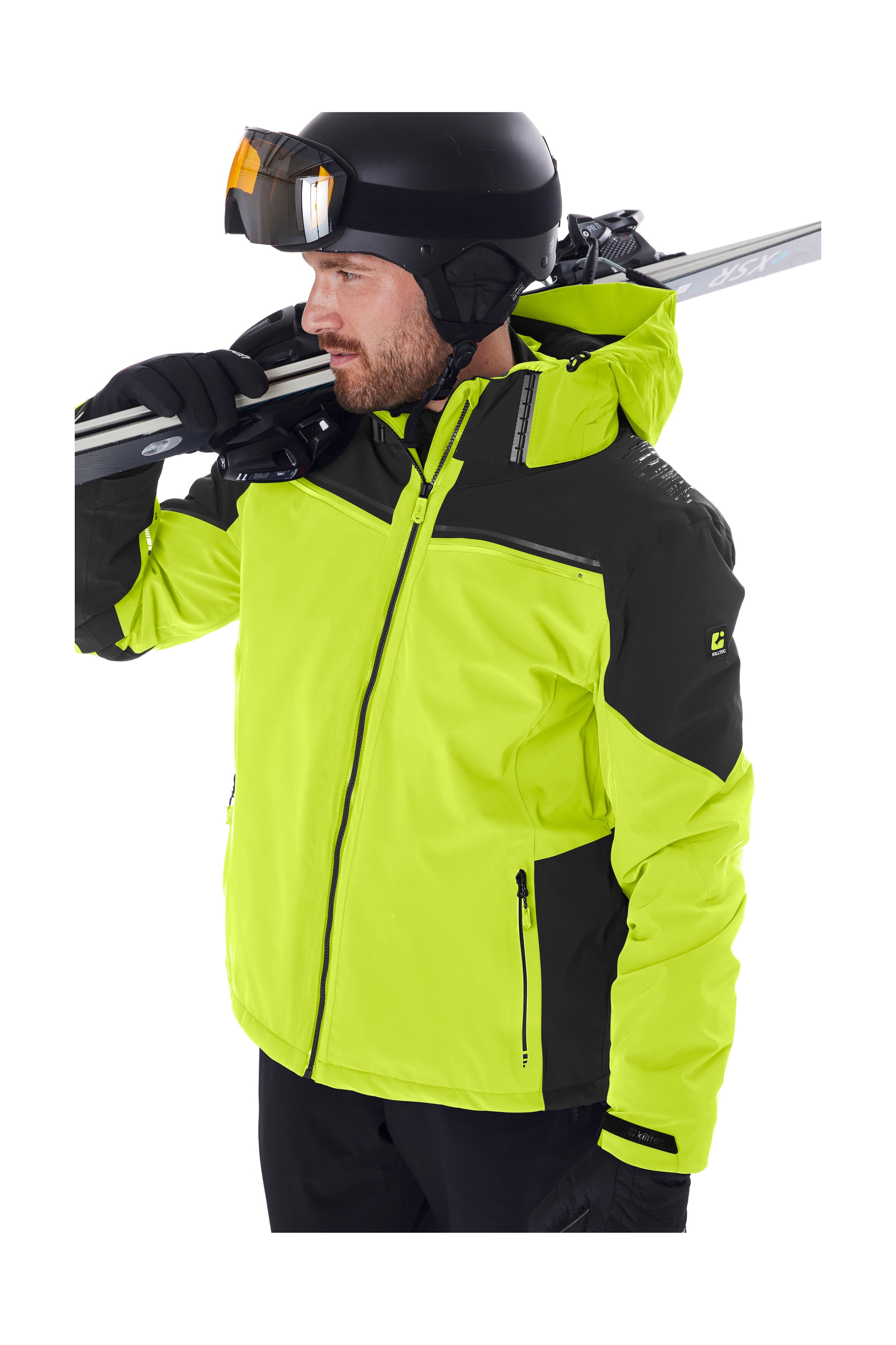 Killtec Skijacke »KSW 51 MN SKI JCKT« Herren Funktionsjacke: wasserdicht, atmungsaktiv, 4-Wege-Stretch