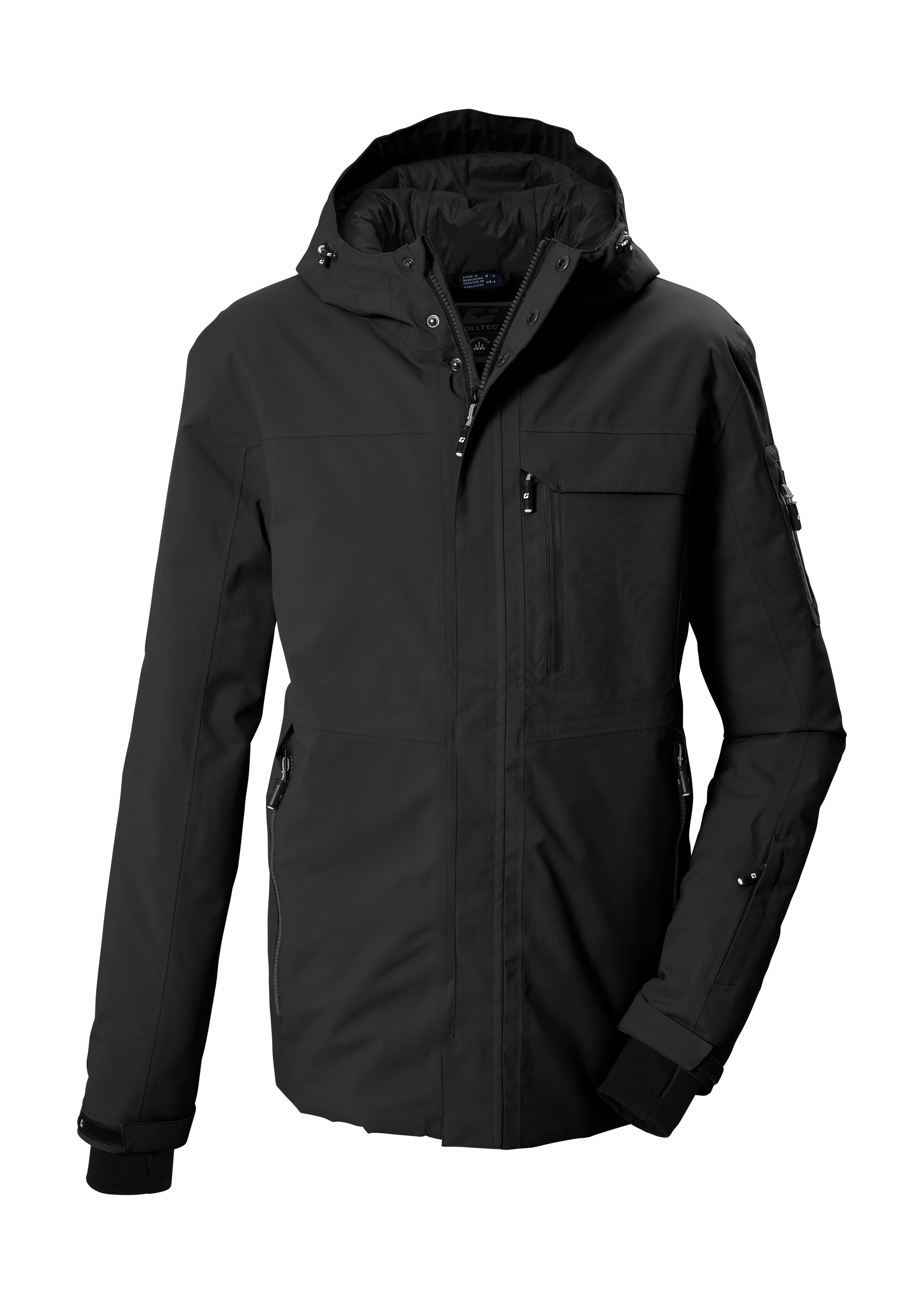 Killtec Skijacke "KSW 78 MN SKI JCKT" Atmungsaktive, wasserdichte Skijacke mit verstellbarer Kapuze