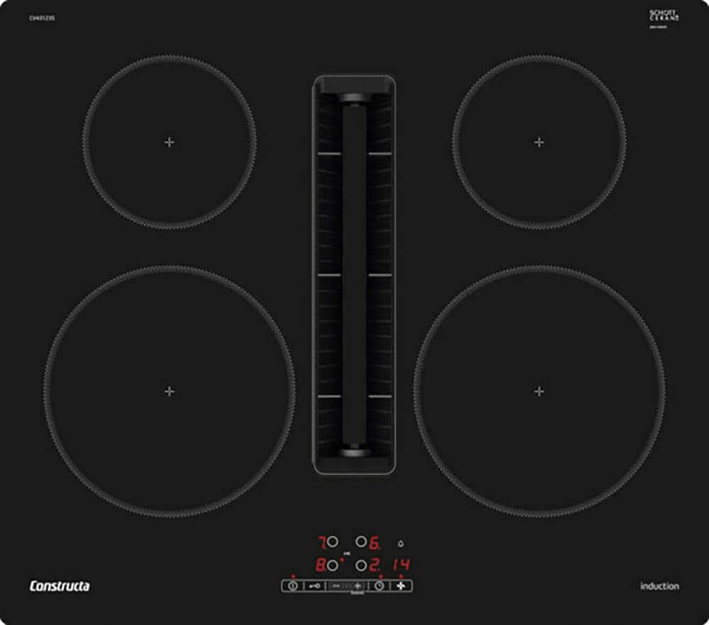 Constructa Kochfeld mit Dunstabzug "CV431235"