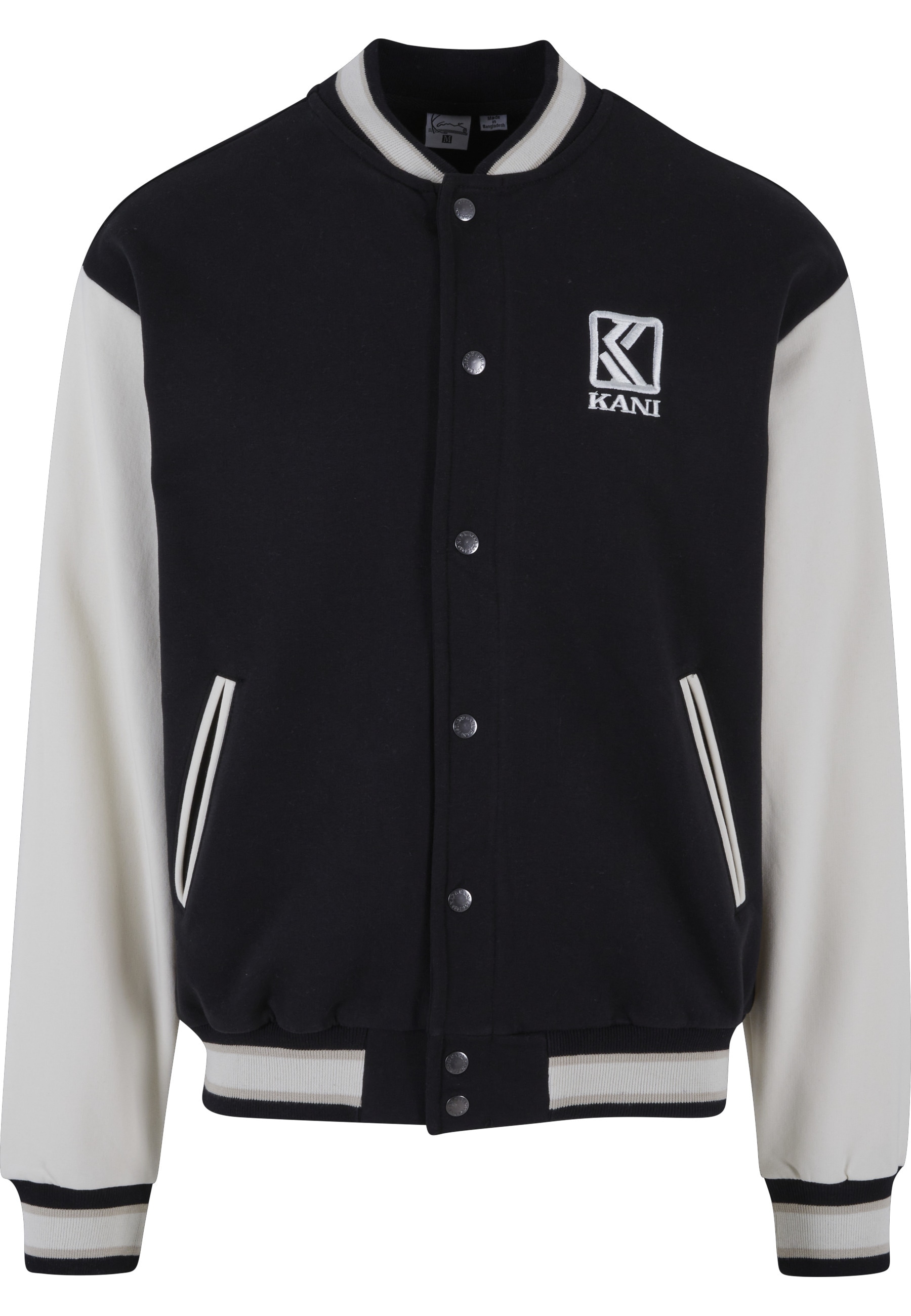 Karl Kani Collegejacke "Karl Kani Herren KM232-007-2 KK Og Fleece College Jacket" 1 Stk. tlg. ohne Kapuze