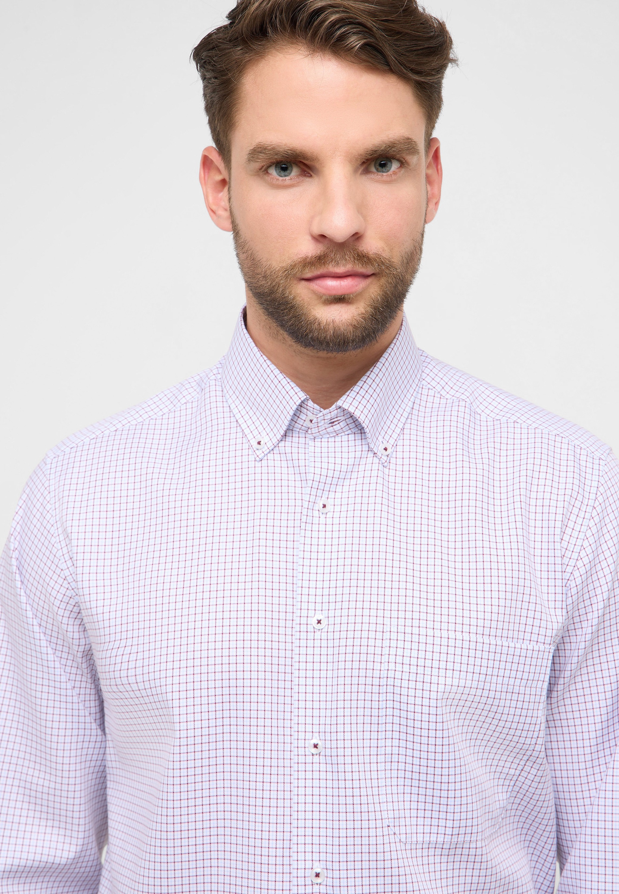 Thumbnail - Eterna Langarmhemd "COMFORT FIT" NON IRON (bügelfrei)