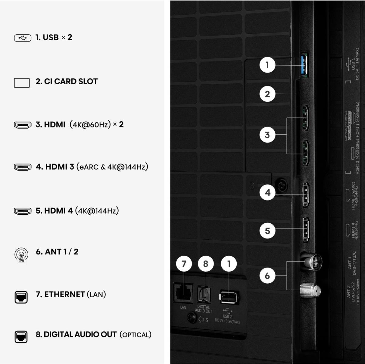 Hisense QLED-Fernseher »65U7DSE« 164 cm/65 ″ Smart-TV