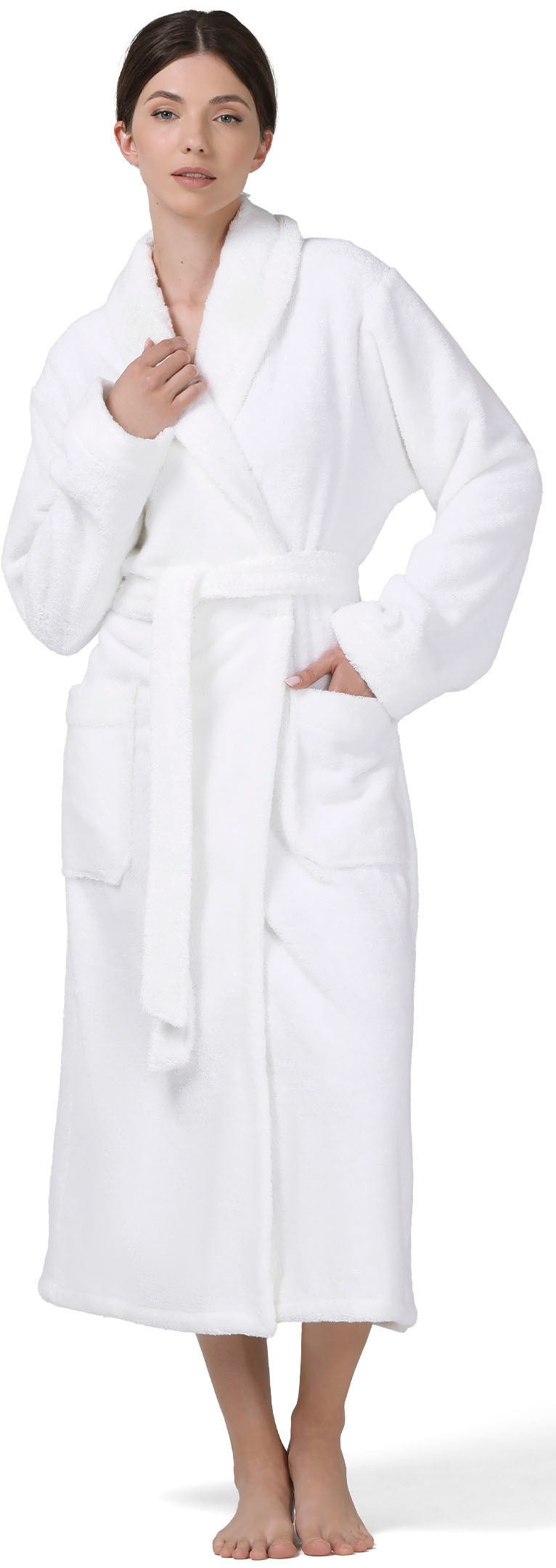 Möve Unisex-Bademantel "Pure Luxury ideal für Sauna & Spa, Hotelbademantel, günstig online kaufen