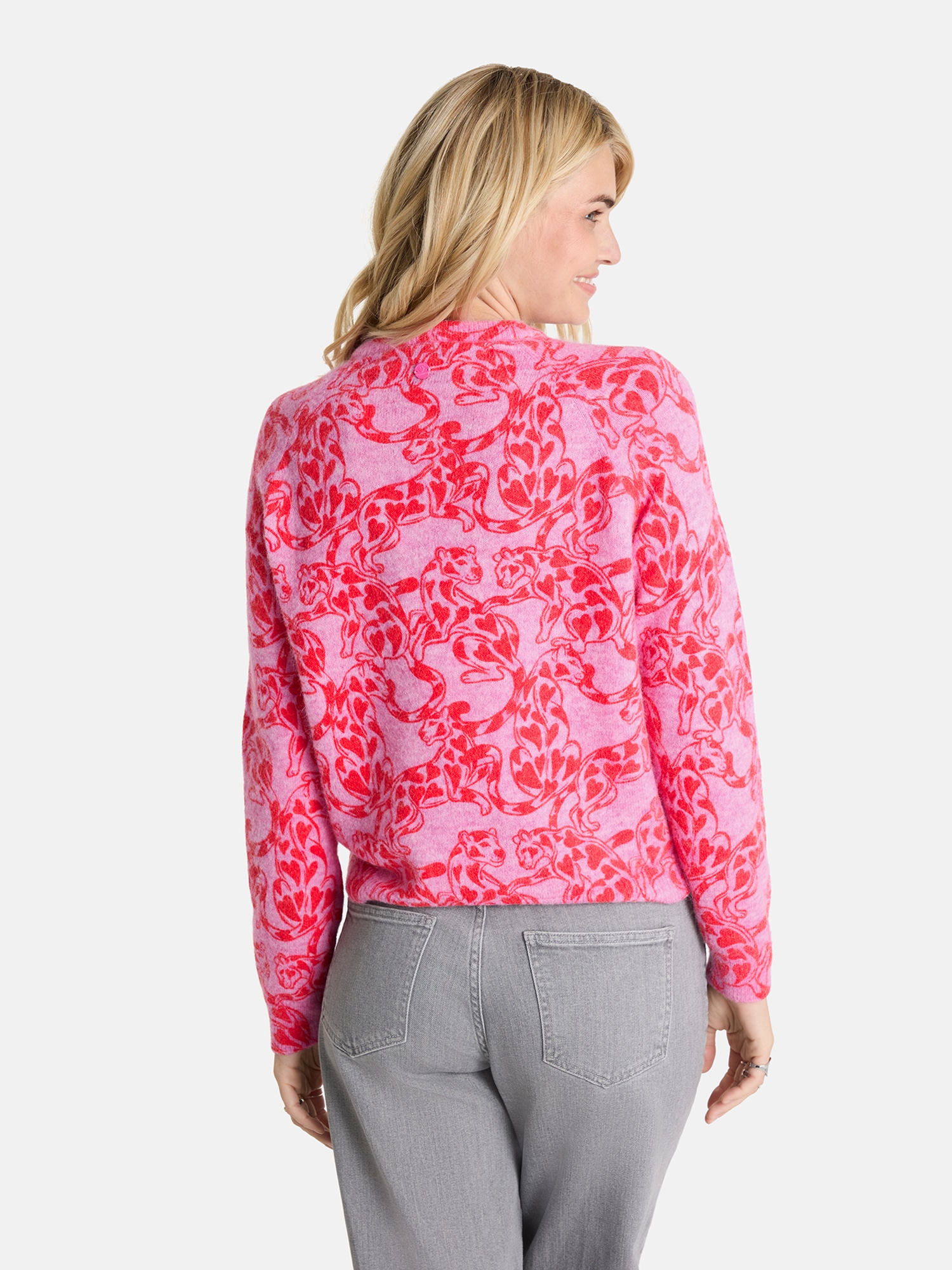 Lieblingsstück Strickjacke "AitanaL" mit Alloverprint günstig online kaufen