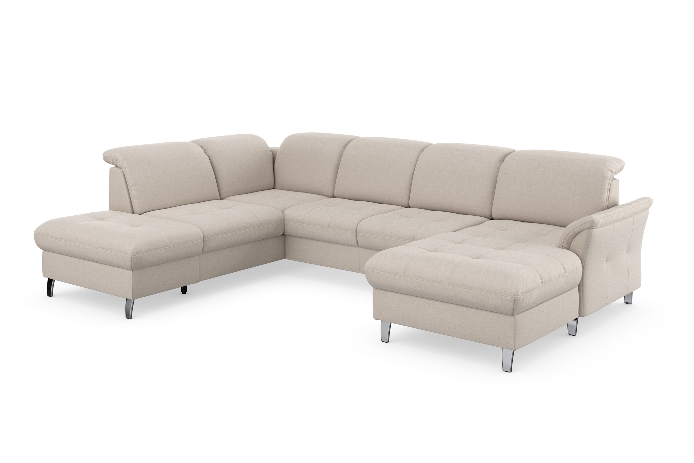 Thumbnail - sit&more Wohnlandschaft "Maggiore U-Form", wahlweise mit Kopfteilverstellung, Bettfunktion und Stauraum