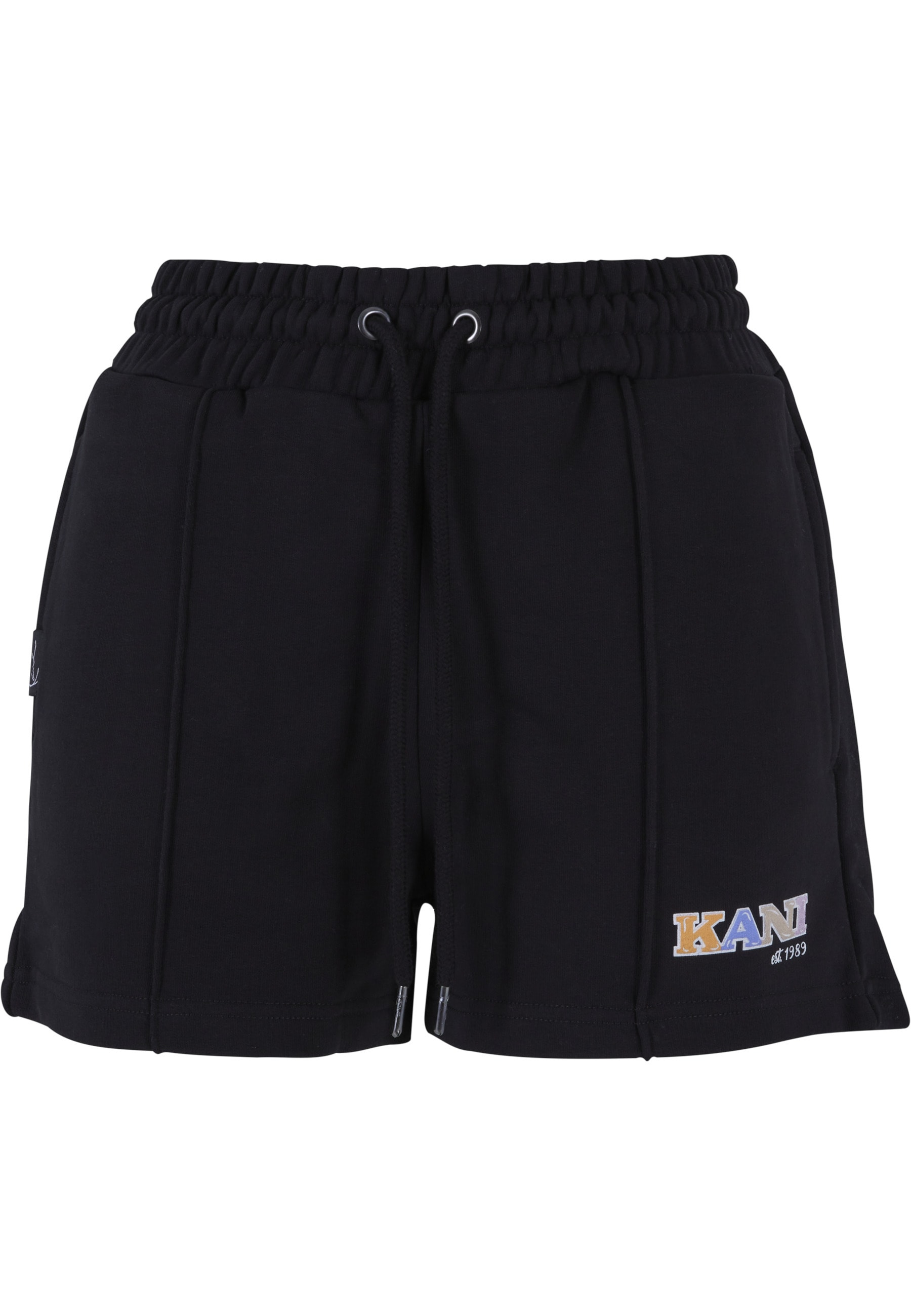 Karl Kani Sweatshorts "Karl Kani Damen KW231-030-2 Kk Small Retro Shorts Black"
