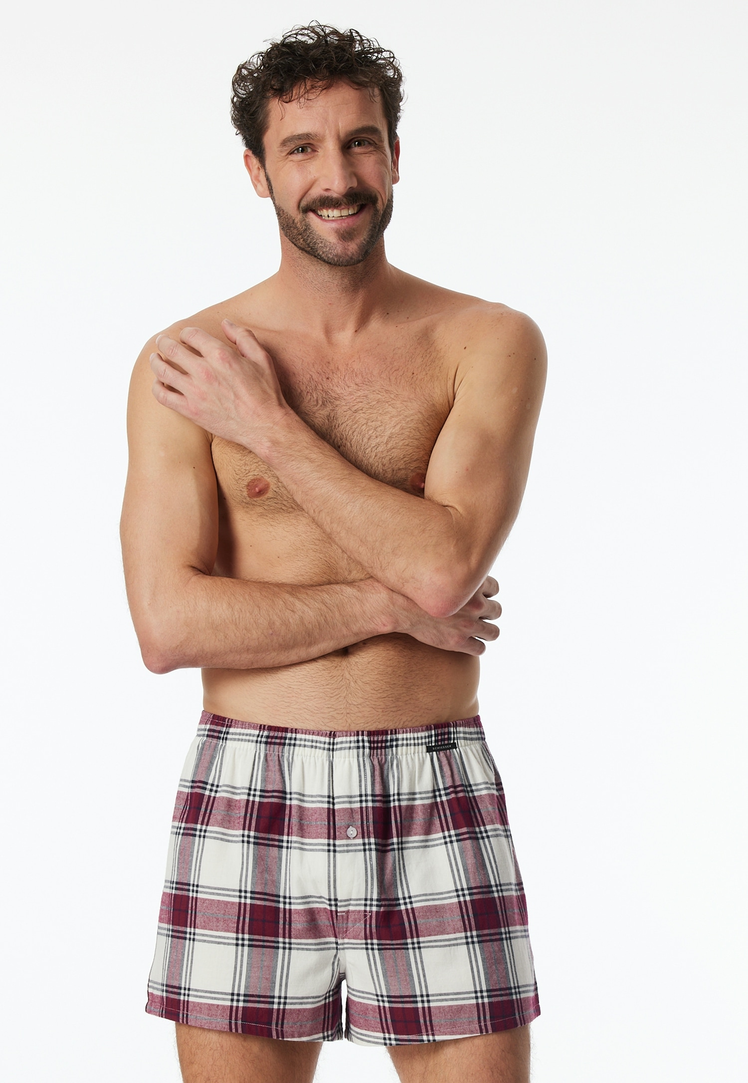 Schiesser Boxershorts »"X-Mas"«, (2er-Pack), mit schwarzem SCHIESSER Weblabel