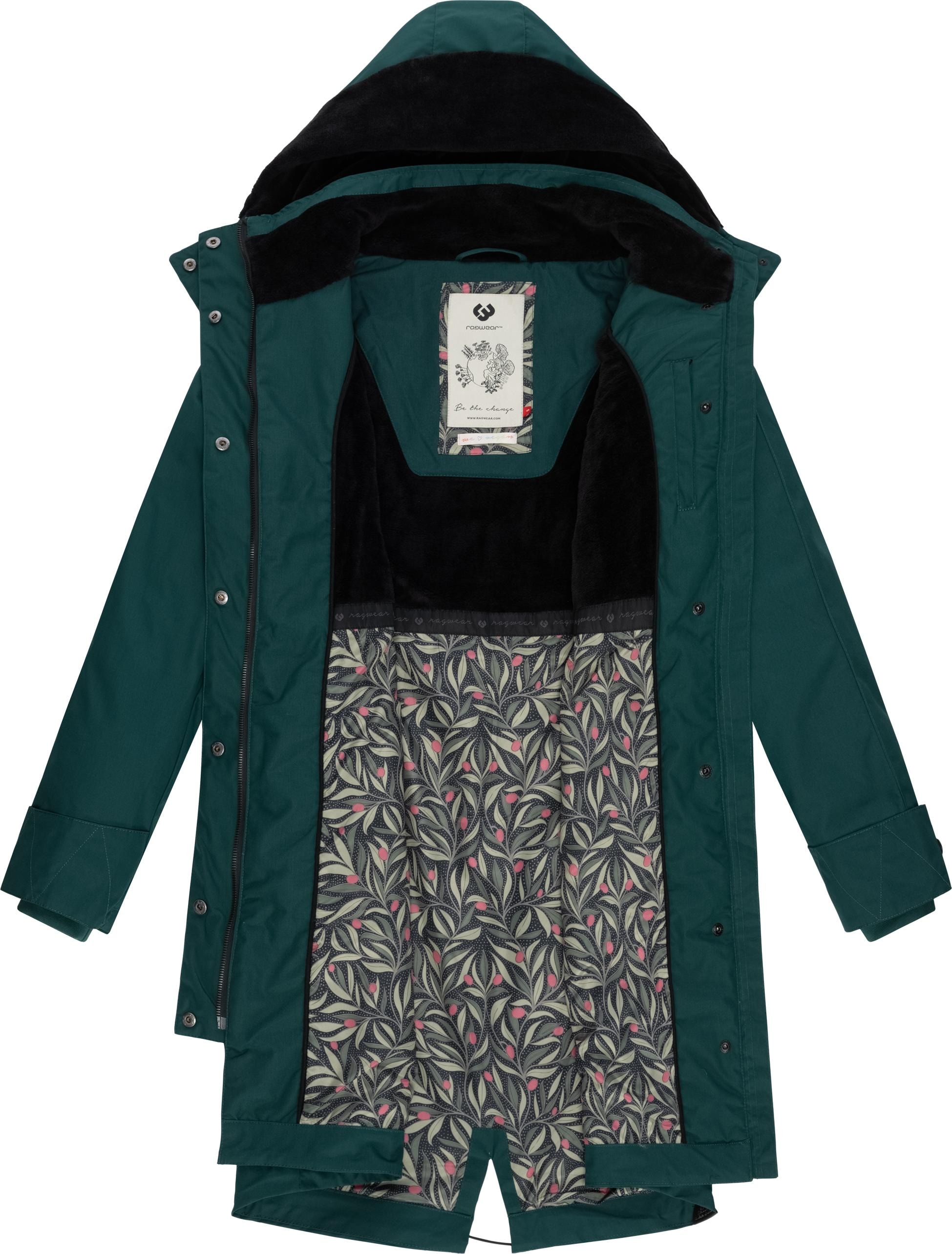 Ragwear Kurzmantel »Nicco«, Stylischer Damen Parka für die Übergangszeit