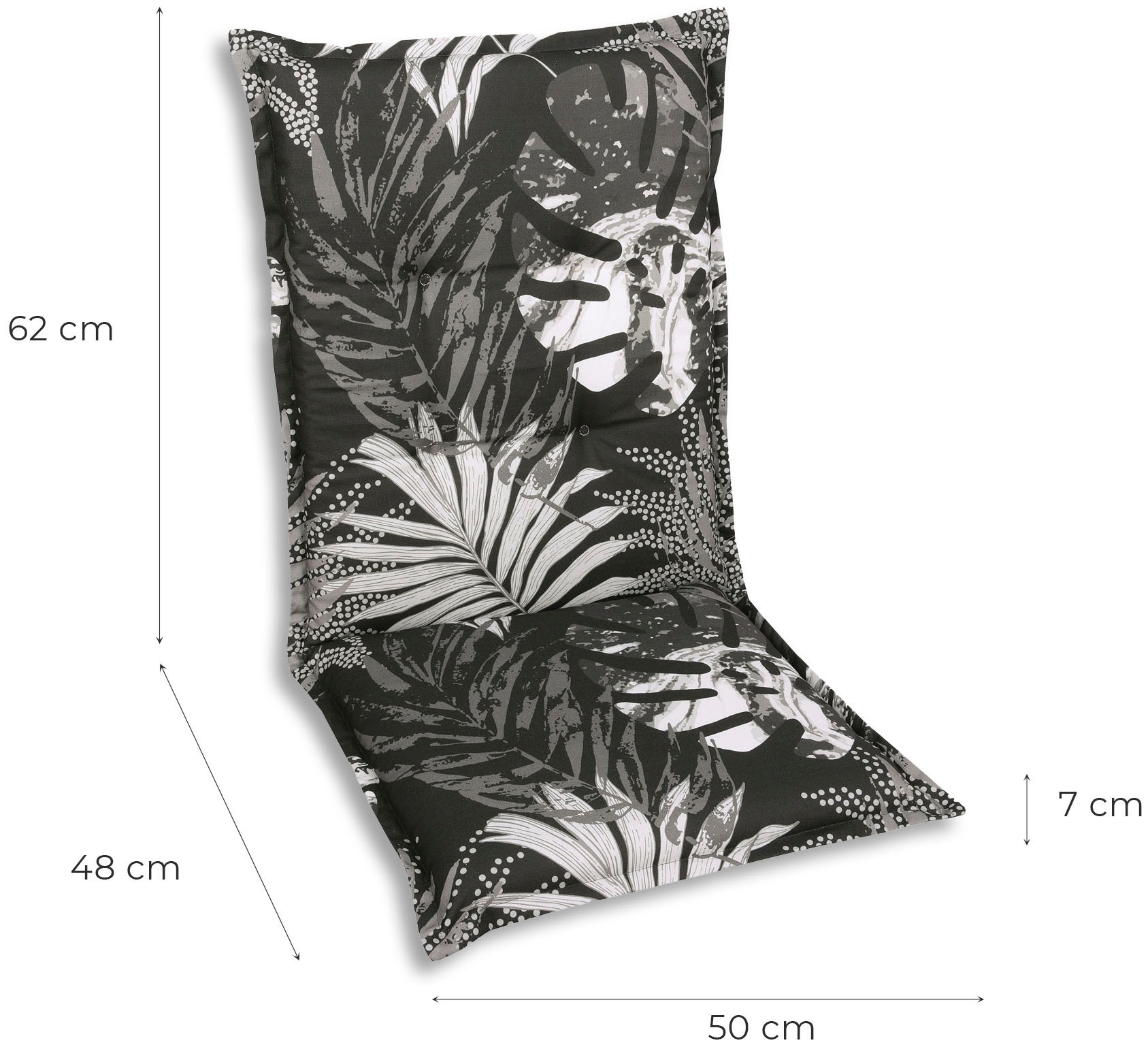 GO-DE Sesselauflage »Sesselauflage mittel«