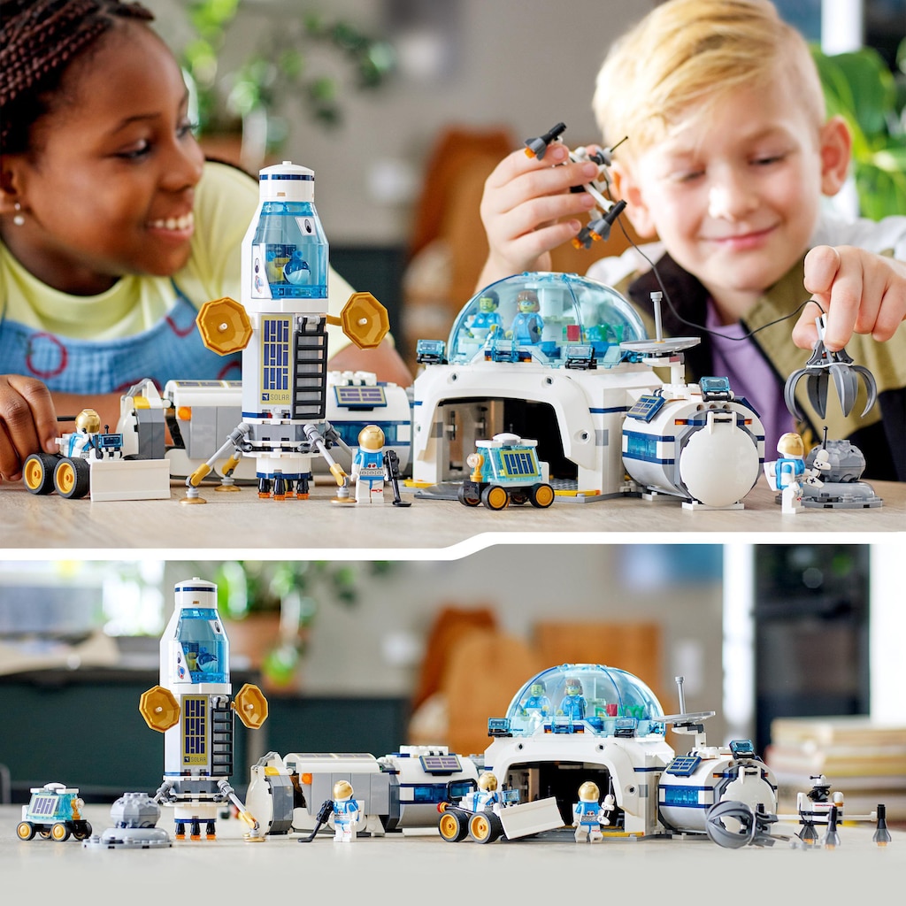 LEGO® Konstruktionsspielsteine »Mond-Forschungsbasis (60350), LEGO® City«, (786 St.)