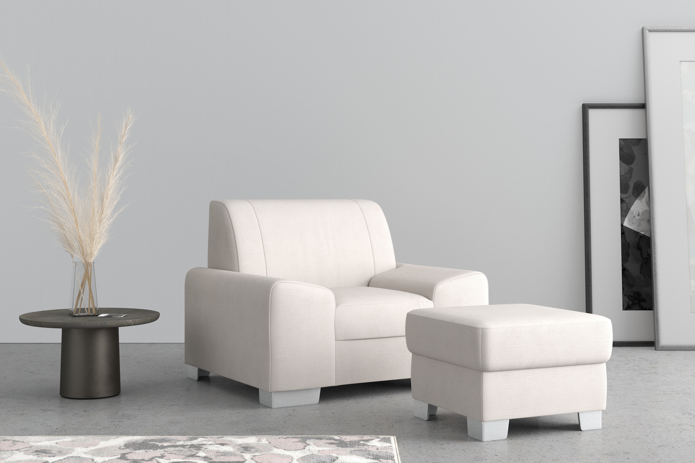 DOMO collection Sessel »Anzio«, wahlweise mit Federkern