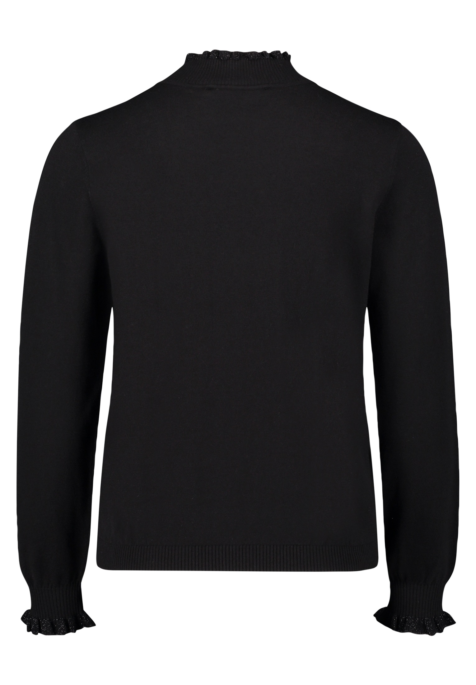Betty&Co Strickpullover »Betty & Co Strickpullover mit Lurexfaden«, (1 tlg.), Volant
