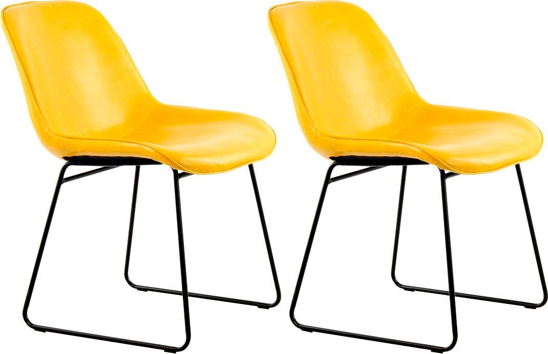 Kayoom Stuhl "Stuhl Cora 110 2er-Set, Esszimmerstuhl in robuster Aufmachung günstig online kaufen