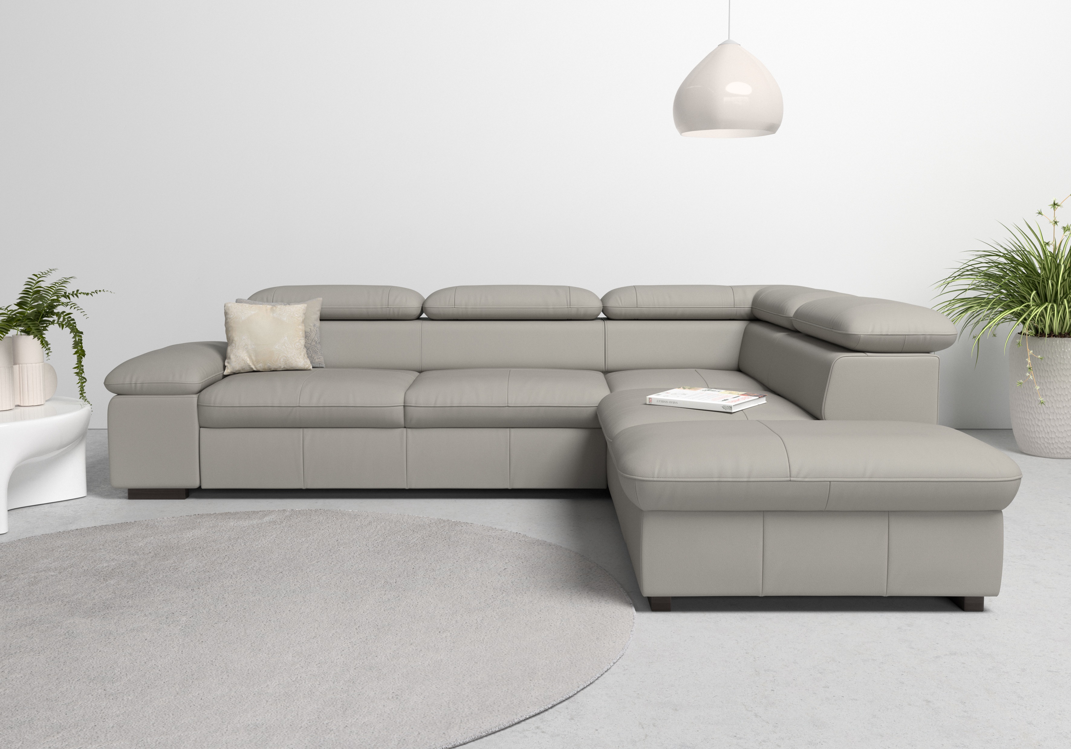 Thumbnail - Home affaire Ecksofa "Alberto L-Form", mit Kopfteilverstellung, wahlweise mit Bettfunktion