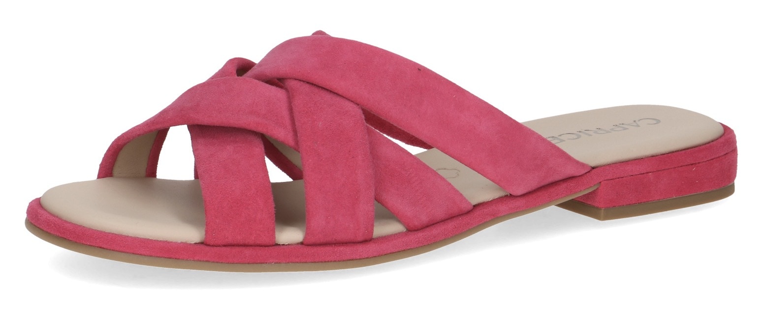 Caprice Pantolette, Blockabsatz, Sommerschuh, Schlupfschuh mit Kreuzbandage günstig online kaufen