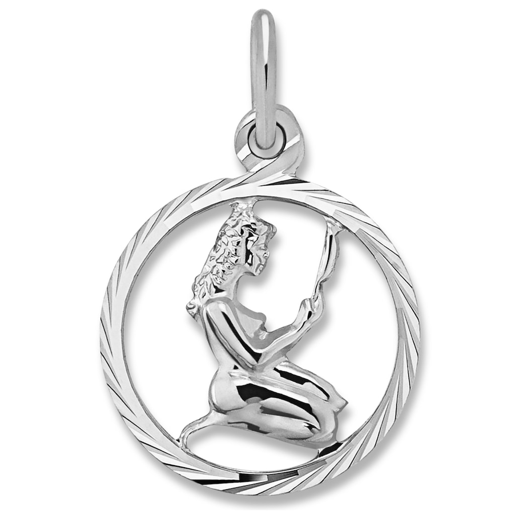 ONE ELEMENT Kette mit Anhänger »Jungfrau Sternzeichen Anhänger aus 925 Silber«, Damen Schmuckset - Set mit verstellbarer Halskette