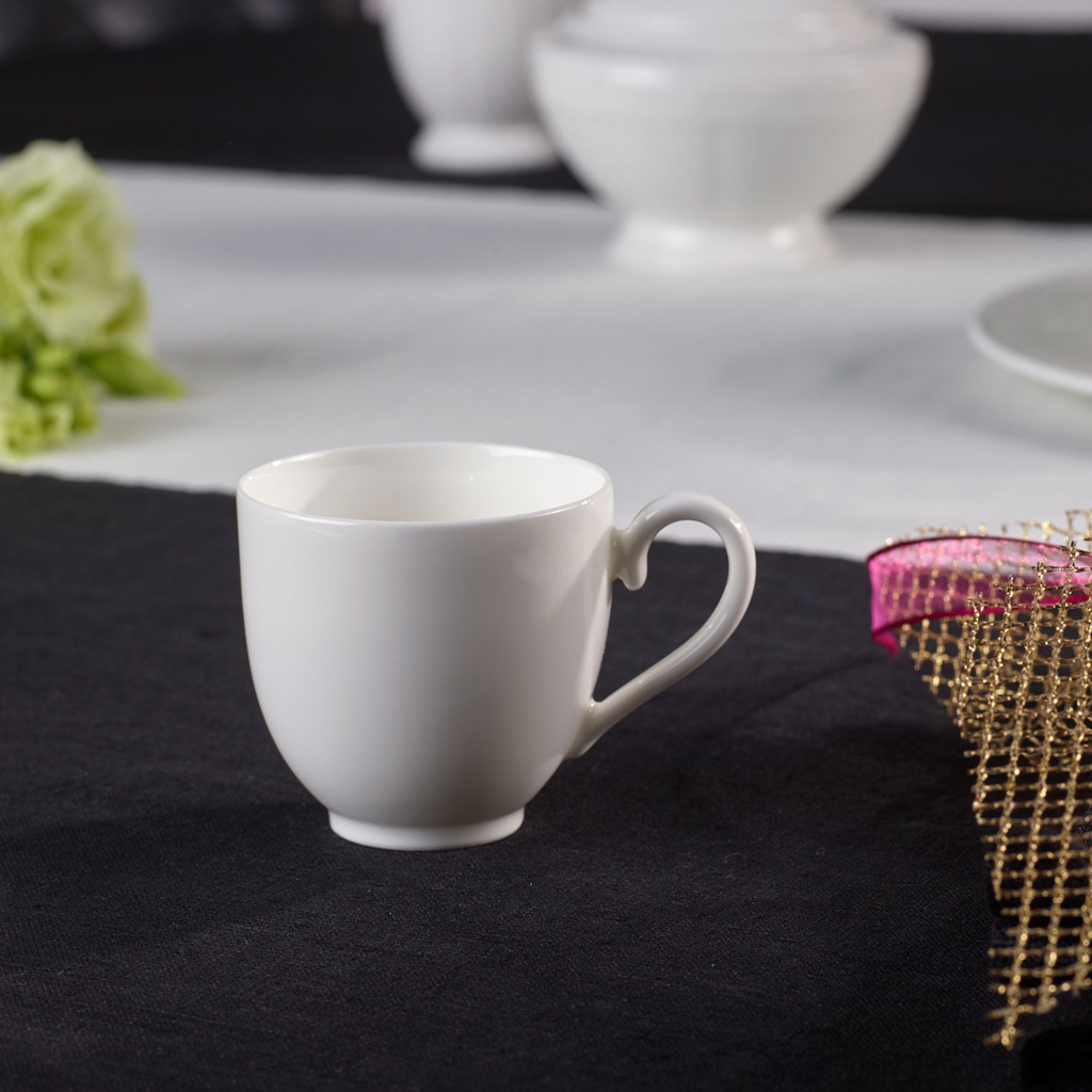 Villeroy & Boch Espressotasse "Espressotassen White Pearl 70 ml 6er Set wei günstig online kaufen