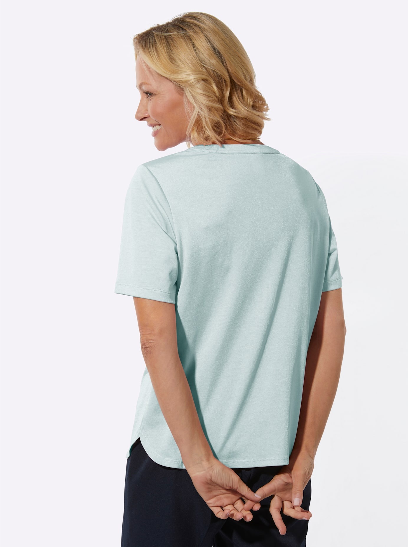 Rundhalsshirt "Kurzarm-Shirt", 1 tlg. günstig online kaufen