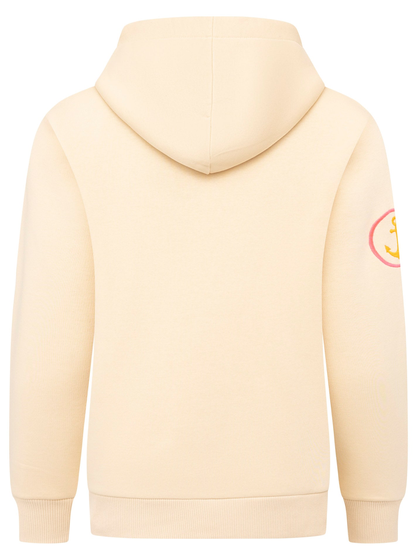 Zwillingsherz Kapuzensweatjacke »"Maritim"«, mit gesticktem MOIN und Anker Logo und Reißverschluss