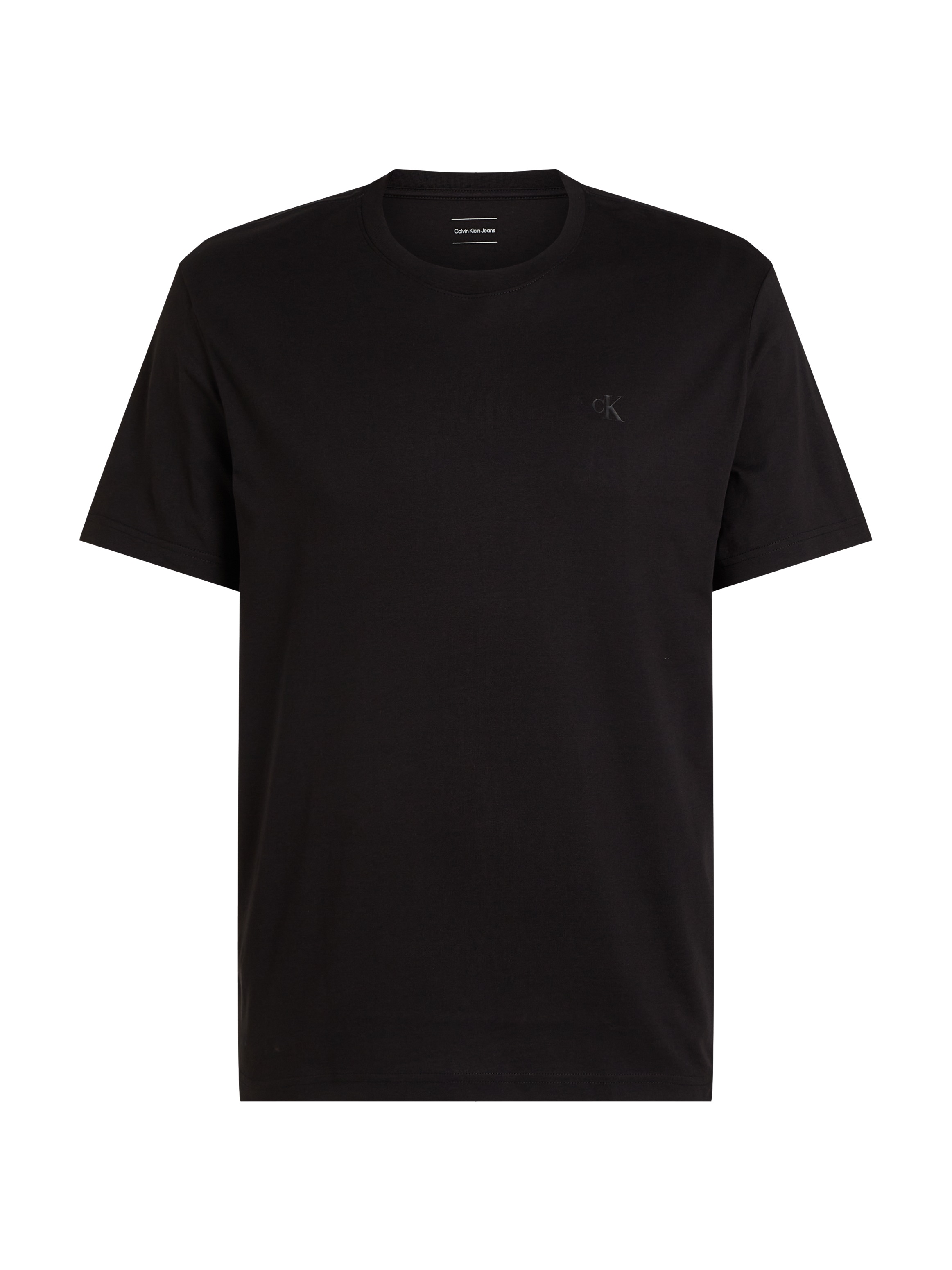 Calvin Klein Jeans Plus T-Shirt »Plus Textured Monologo Tee«, in Großen Größen mit Rückendruck