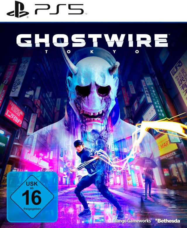 BETHESDA Spielesoftware "Ghostwire: Tokyo", PlayStation 5, bunt, Spielesoftware