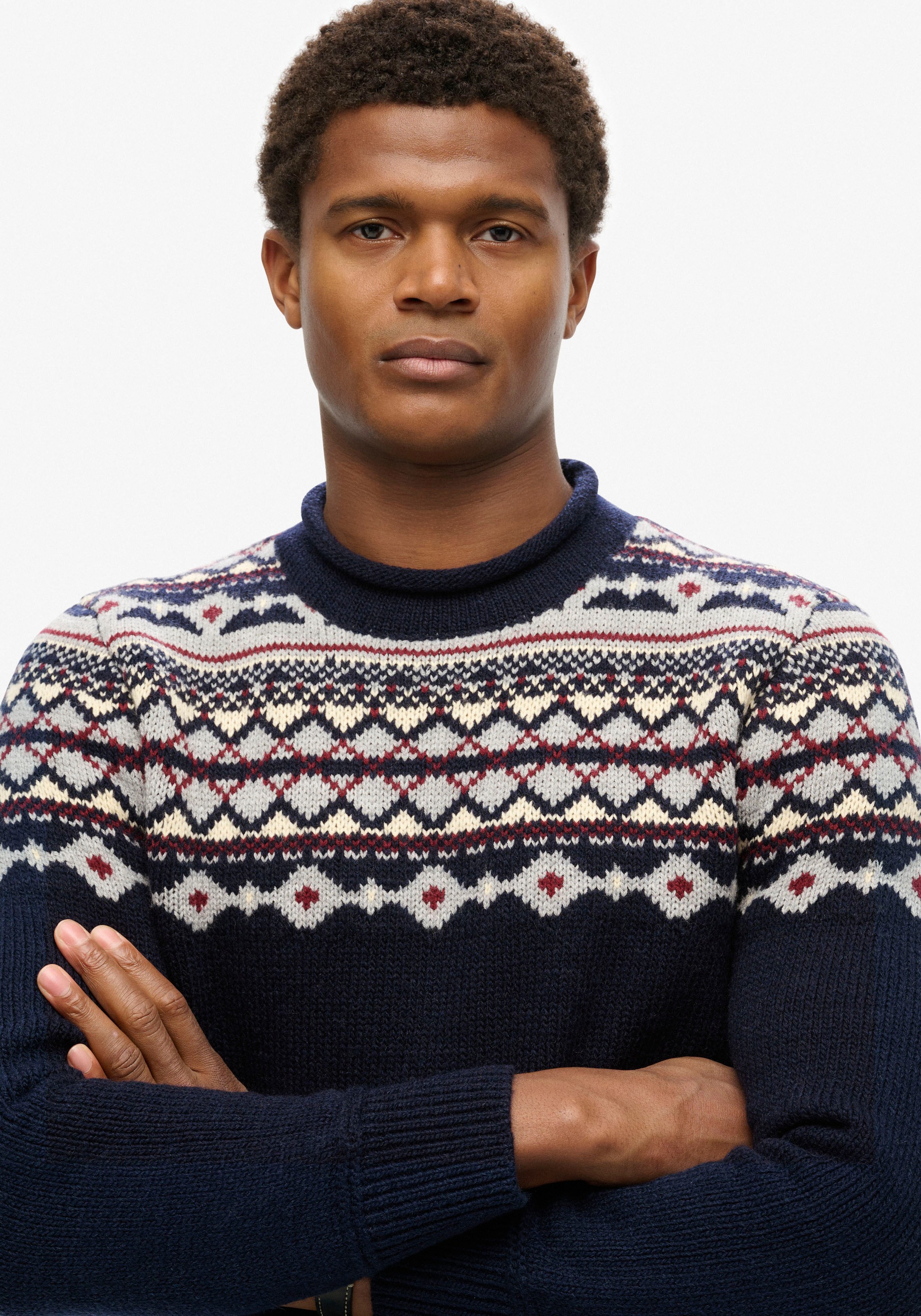 Superdry Rundhalspullover "KNIT CREW JUMPER" günstig online kaufen