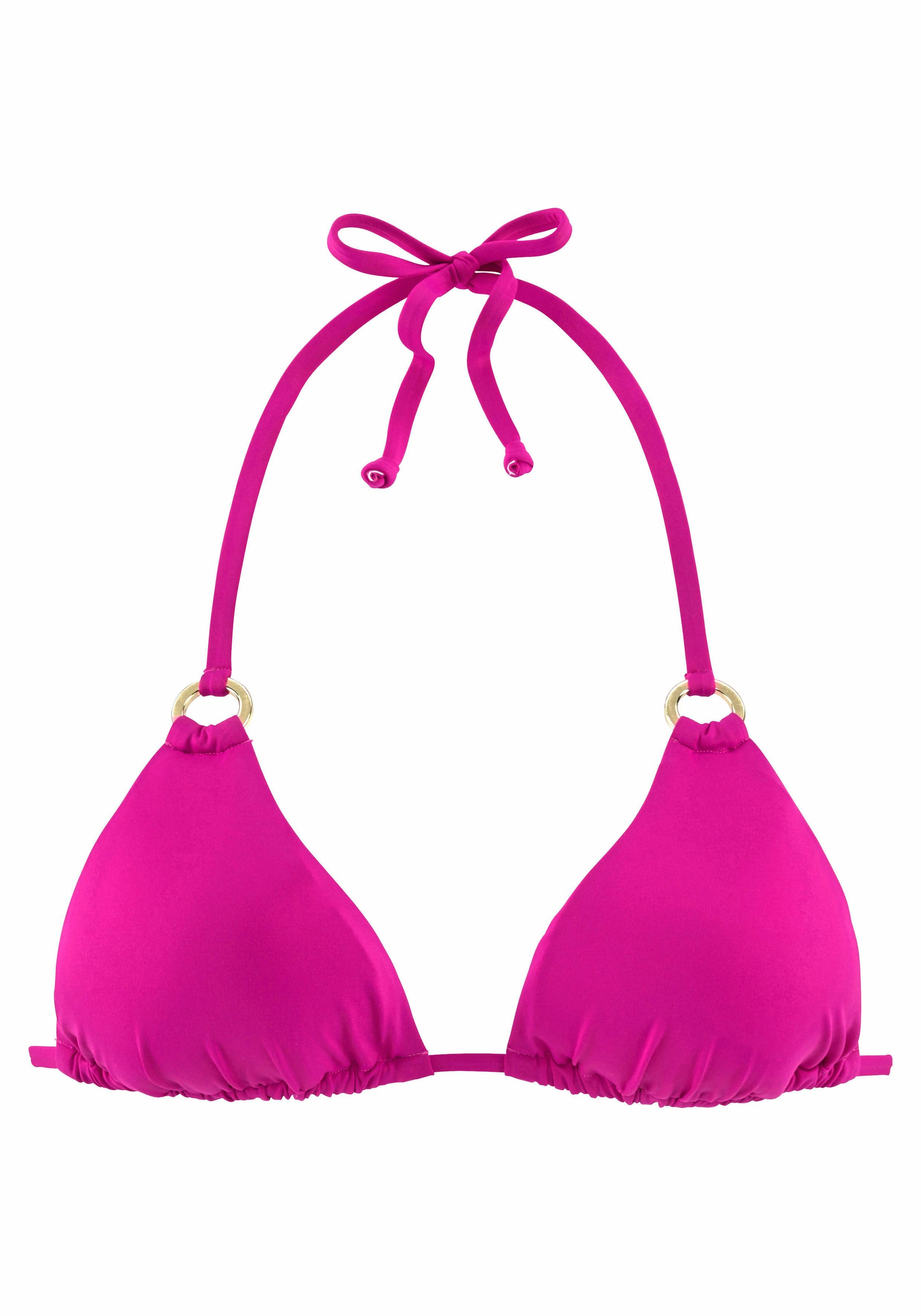 LASCANA Triangel-Bikini-Top »Italy«, Mit Zierringen Bestellen | BAUR