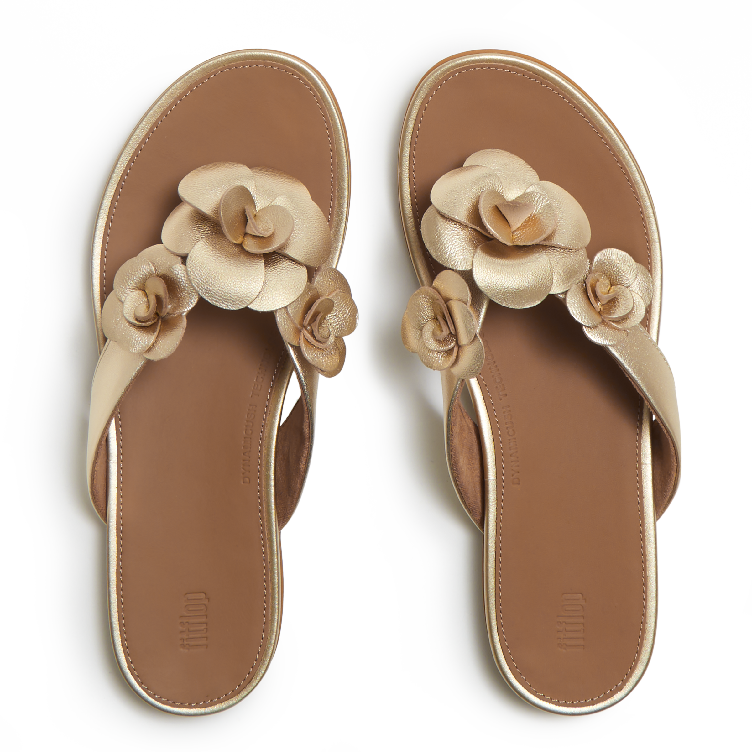 Fitflop Dianette »GRACIE FLOWER LEATHER FLIP-FLOPS«  Zehentrenner, Sommerschuh mit auffälliger Blüte