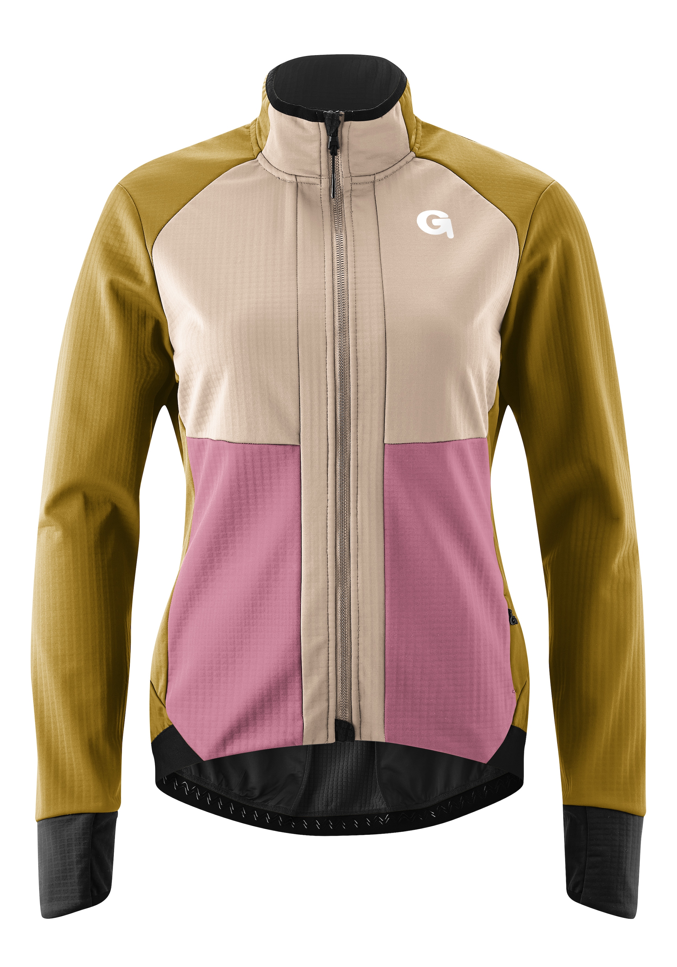 Gonso Fahrradjacke "Trail Jacket Softshell W", Wasserabweisende, strapazierfähige und atmungsaktive Radjacke.