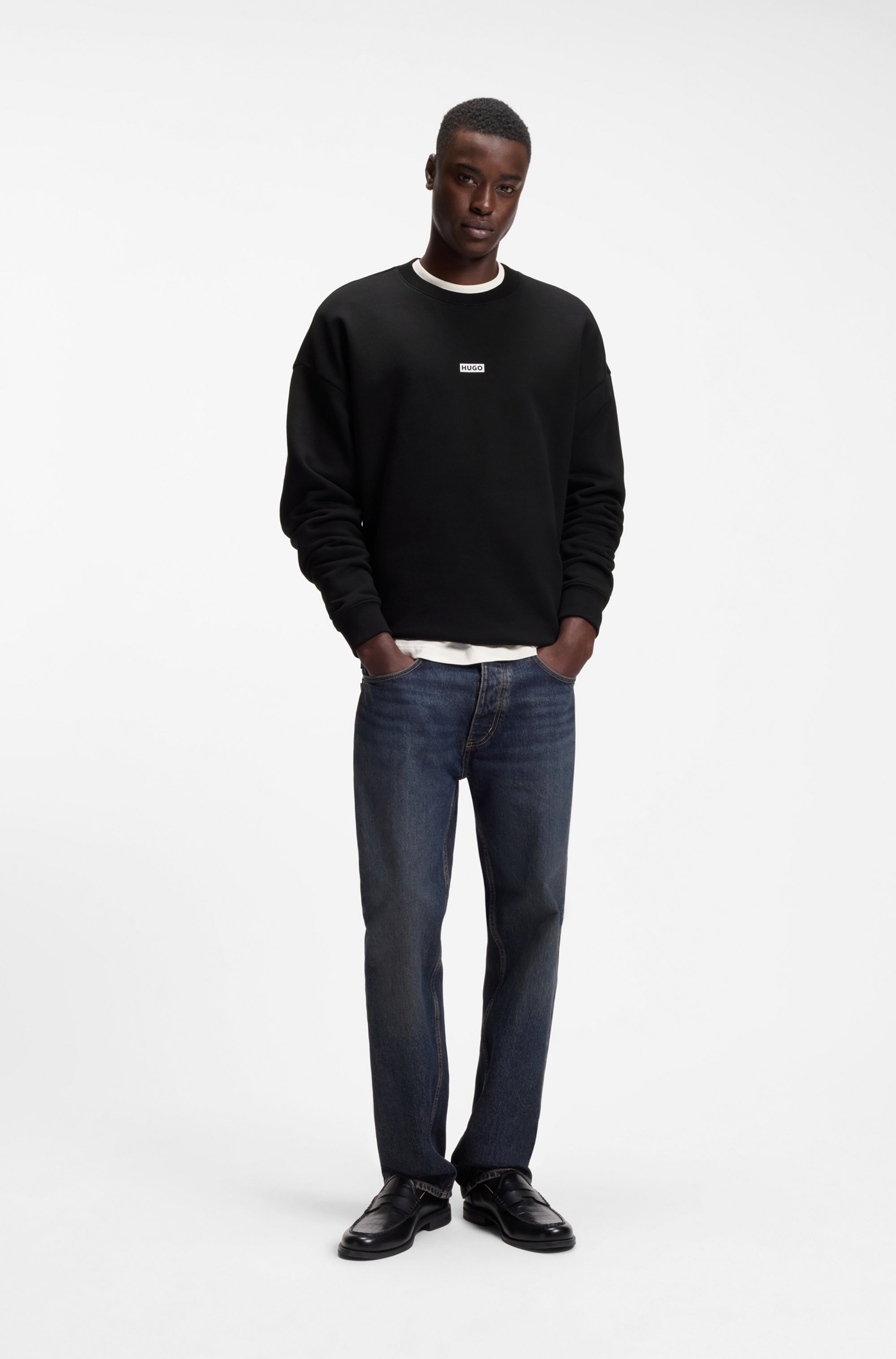 HUGO Sweatshirt »Naviu«, mit Rückendruck
