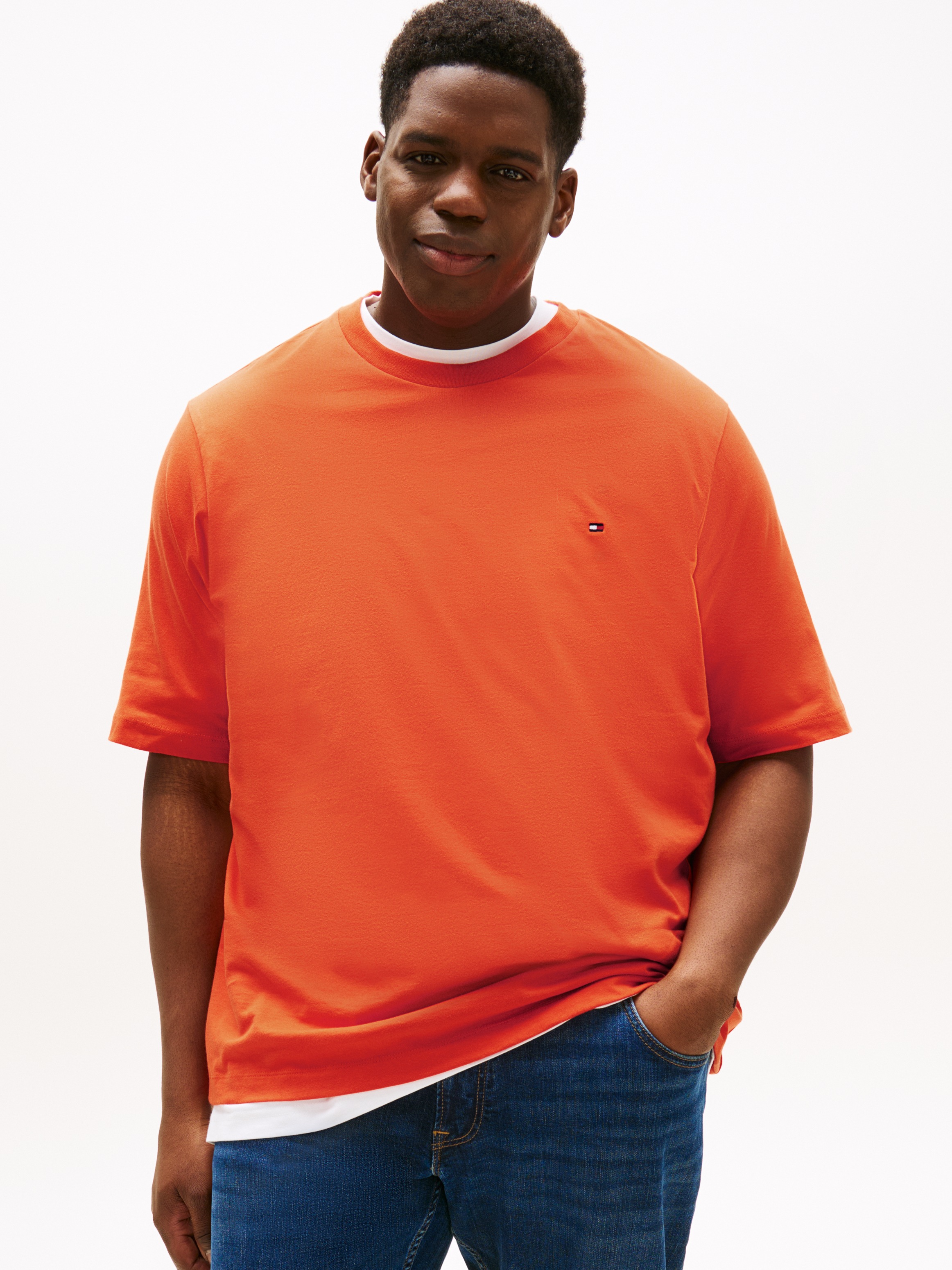 Tommy Hilfiger Big & Tall T-Shirt "BT-ESS SEASONAL REGULAR SOLID" Große Grö günstig online kaufen