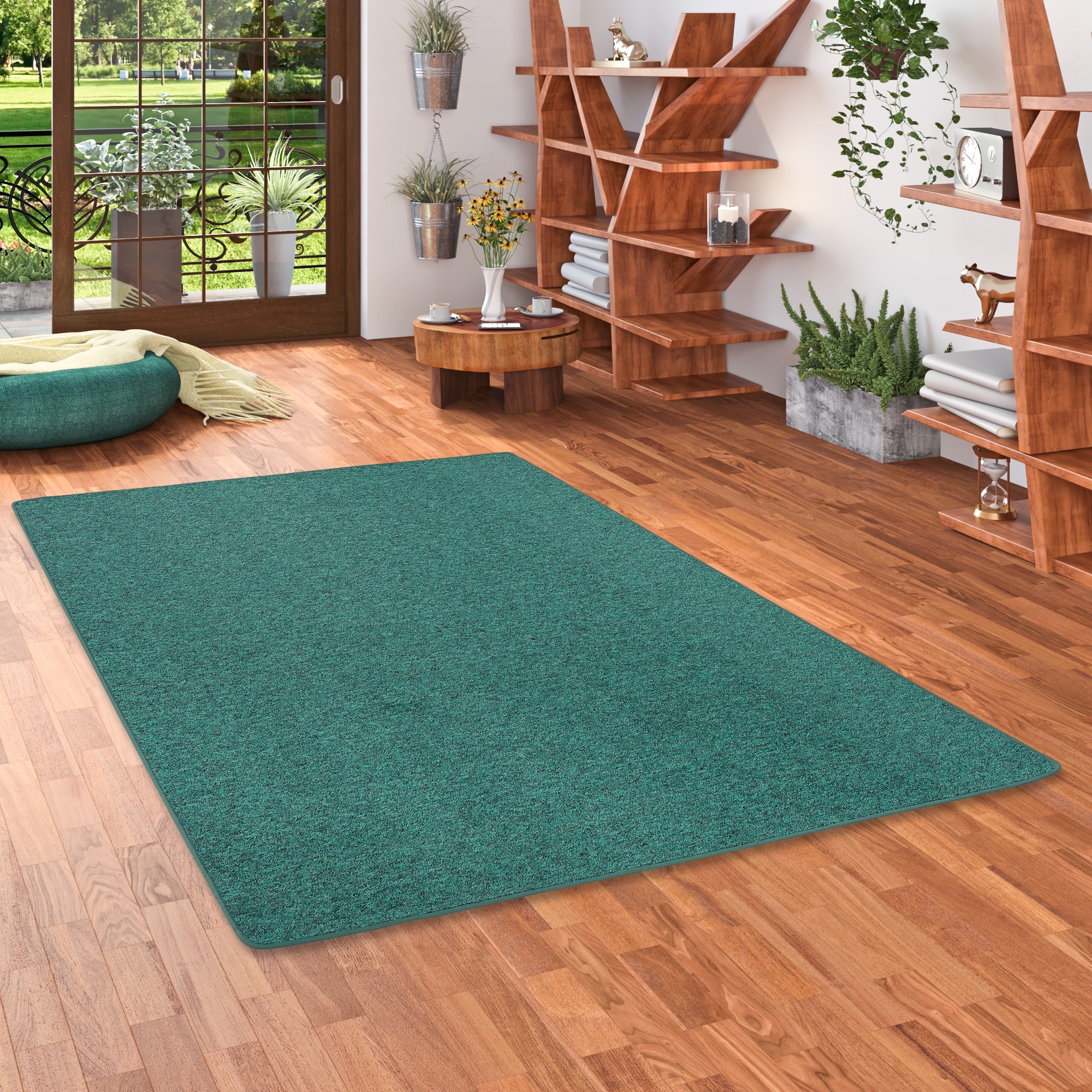 my home Teppich »Fortis, Schlinge, Made in Netherlands«, rechteckig, 5 mm Höhe, Uni Farben, Schlinge, gekettelt, auch als Läufer, strapazierfähig