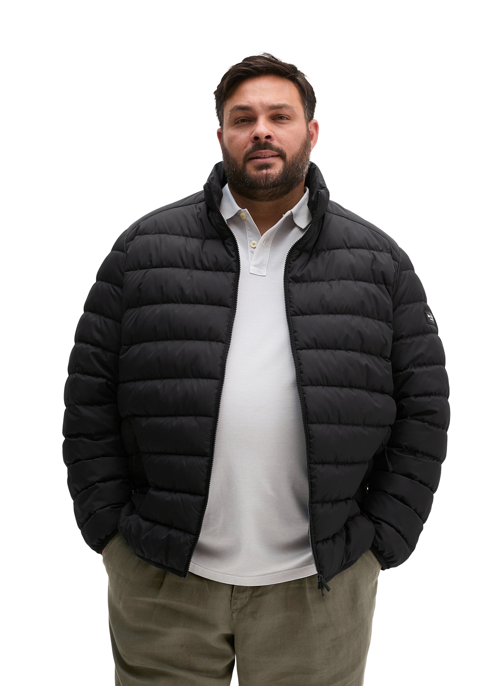 Marc O'Polo Outdoorjacke »in leichter, wasserabweisender Qualität« ohne Kapuze