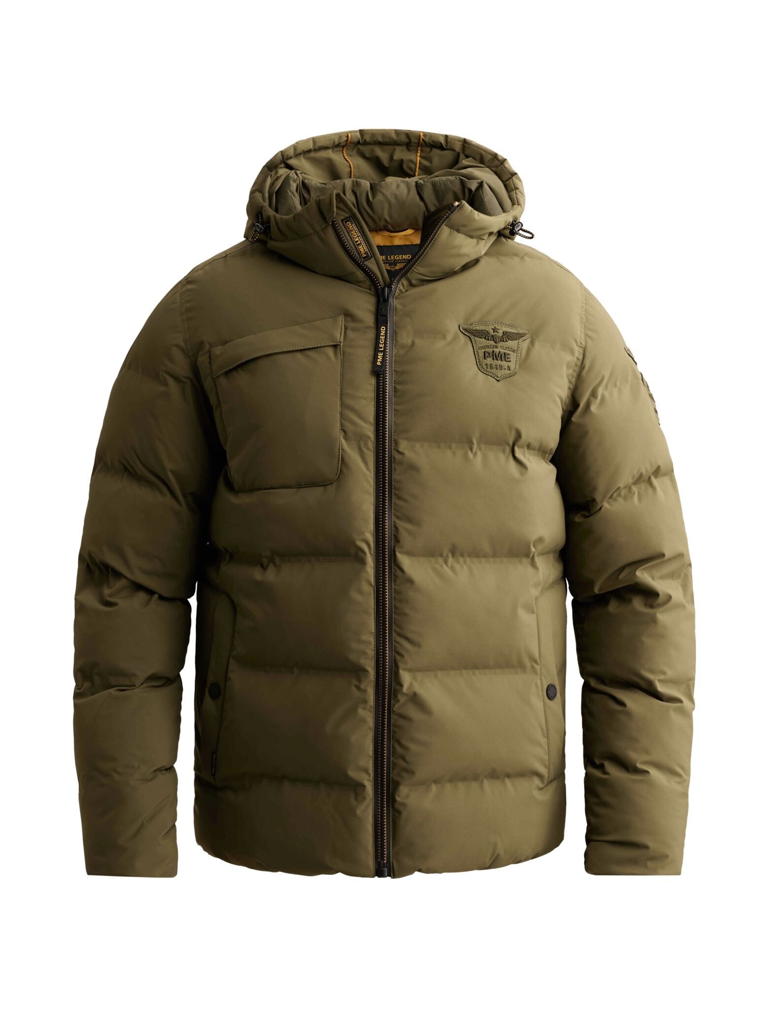 PME LEGEND Winterjacke »AIRSHIP Mach6« mit Kapuze /Pufferjacke - winddicht, atmungsaktiv & wärmend