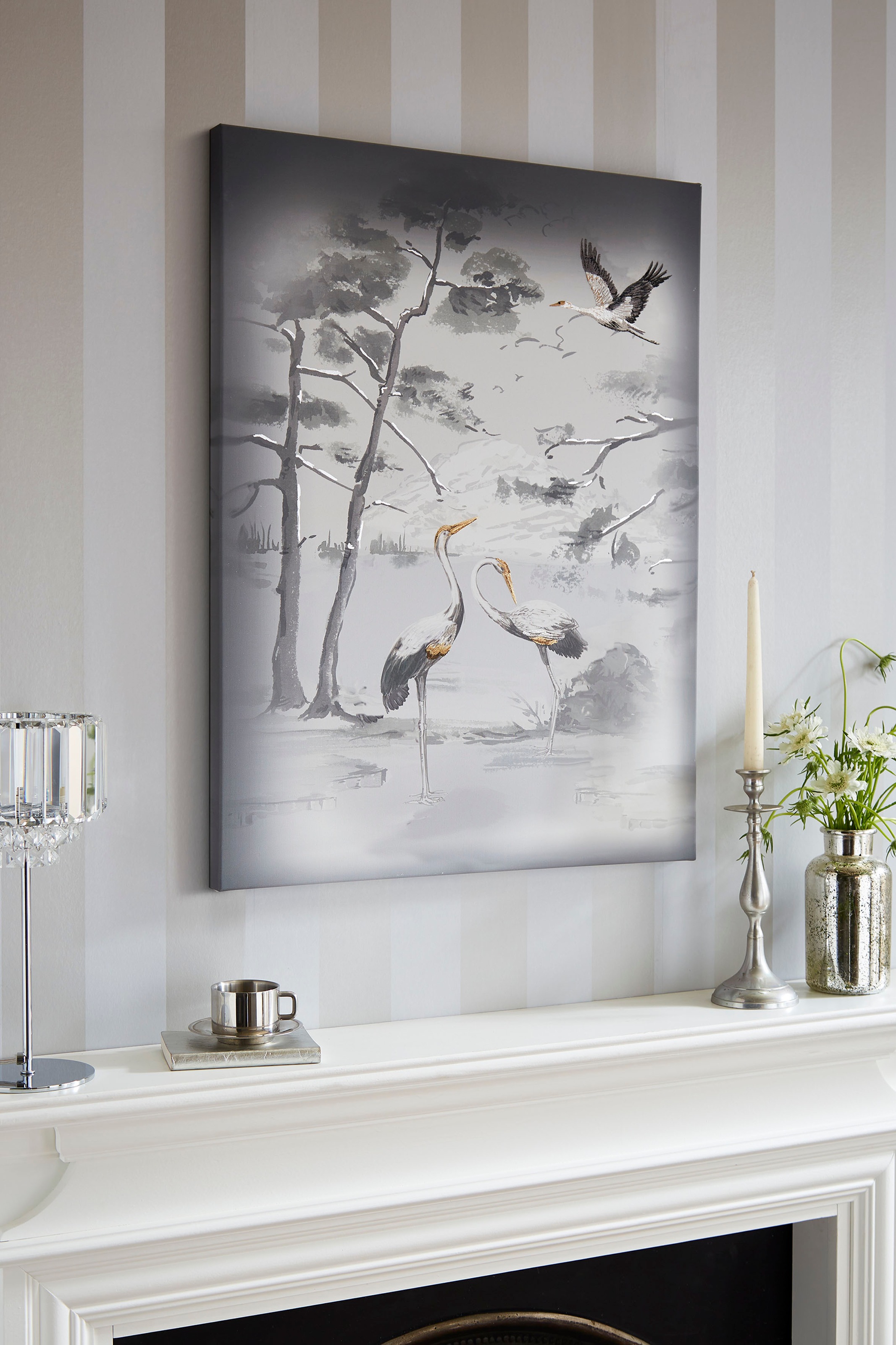 LAURA ASHLEY Leinwandbild »Animalia«, (1 St.), Leinwandbild Metallic 80x60cm
