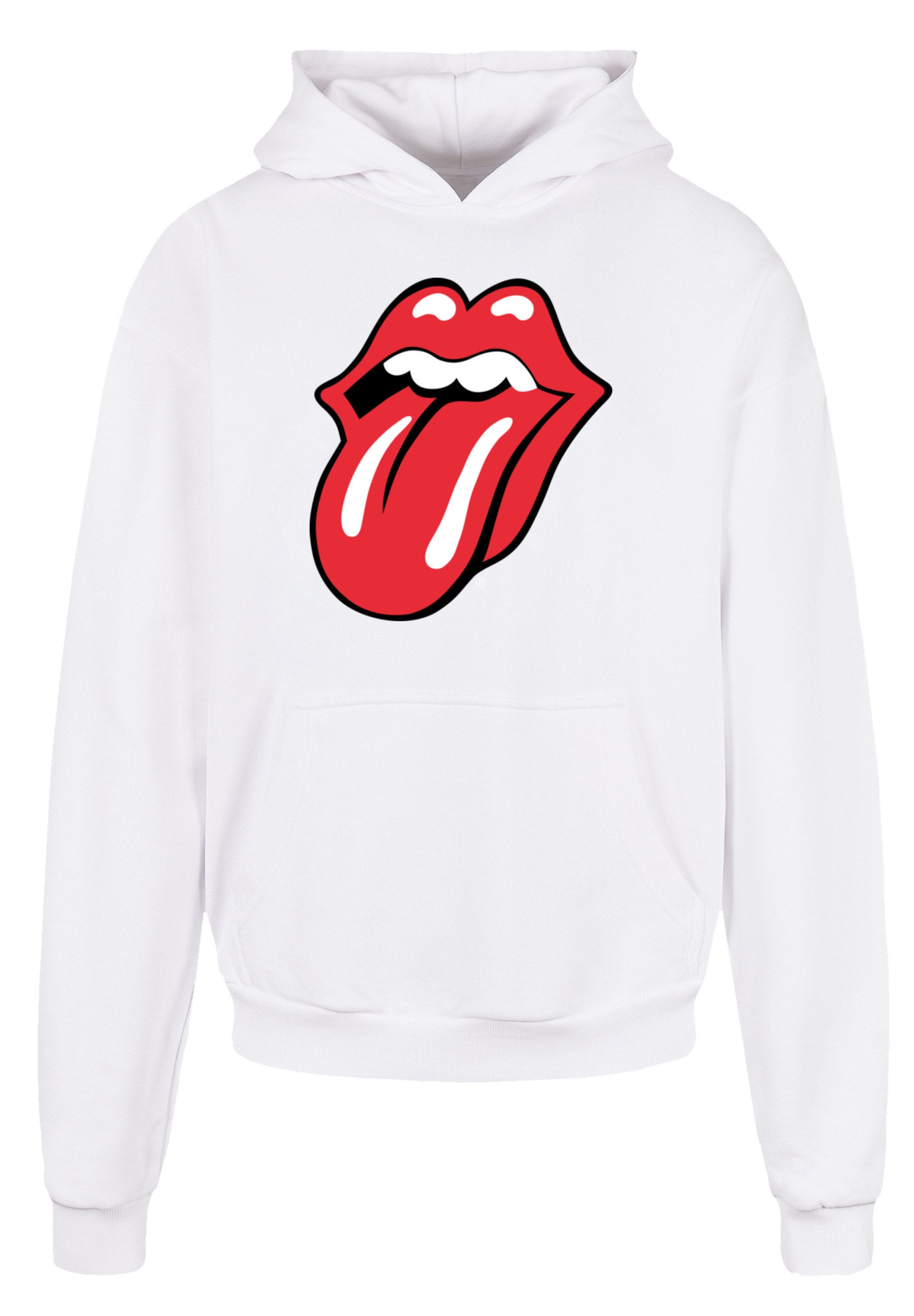 F4NT4STIC Kapuzenpullover »The Rolling Stones Zunge Rot«, Print