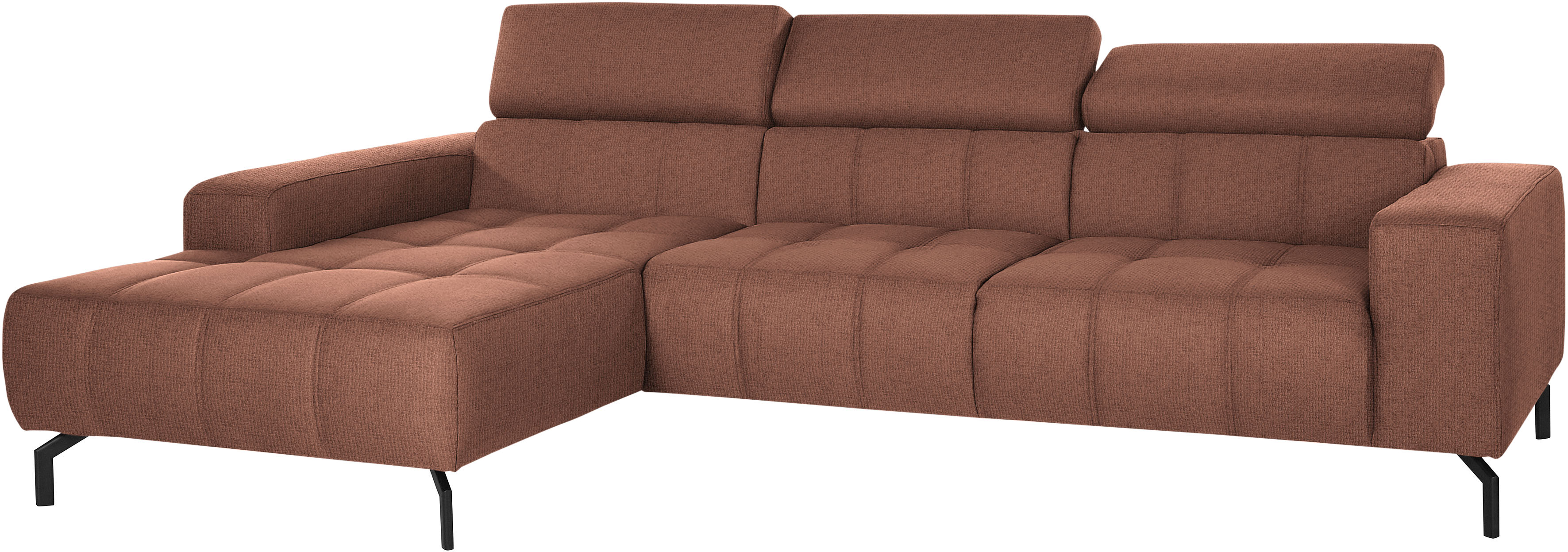 Thumbnail - DOMO collection Ecksofa "Cunelli tolle Sitznähte als Designelement, fester Sitzkomfort, L-Form", wahlweise mit 6-fach ve...