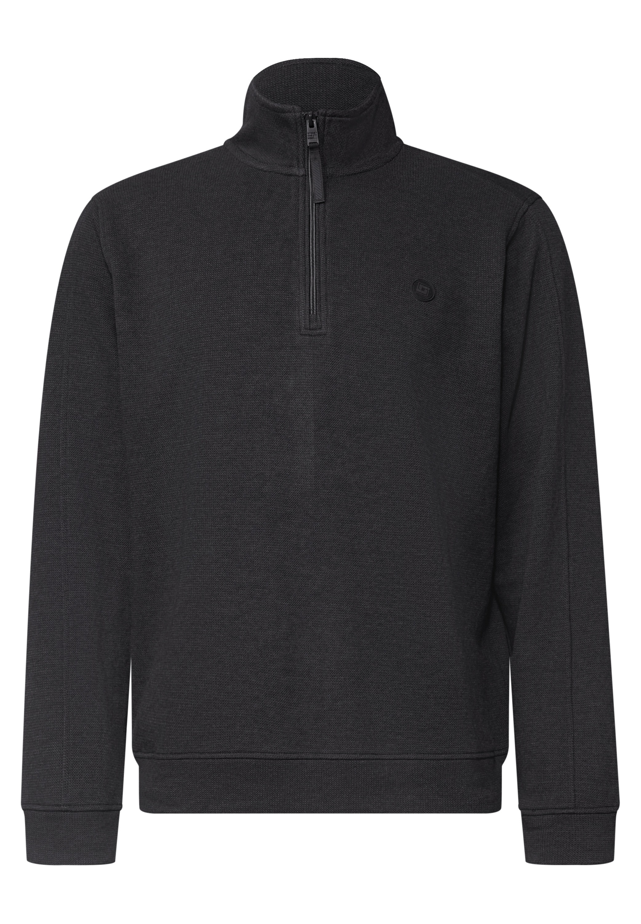 STREET ONE MEN Sweatshirt , mit Stehkragen
