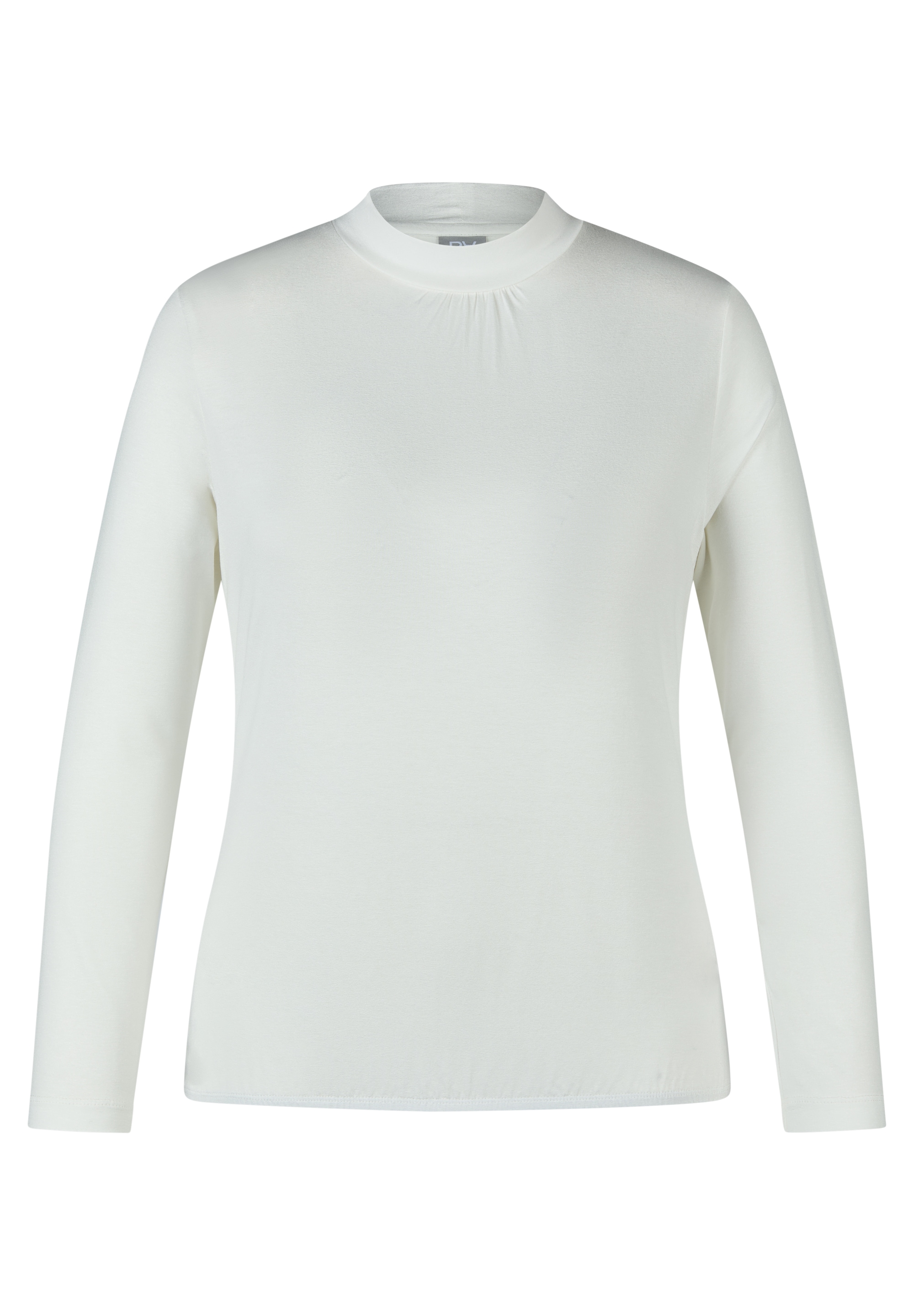 Rabe Langarmshirt mit Stehkragen und aus Viskose